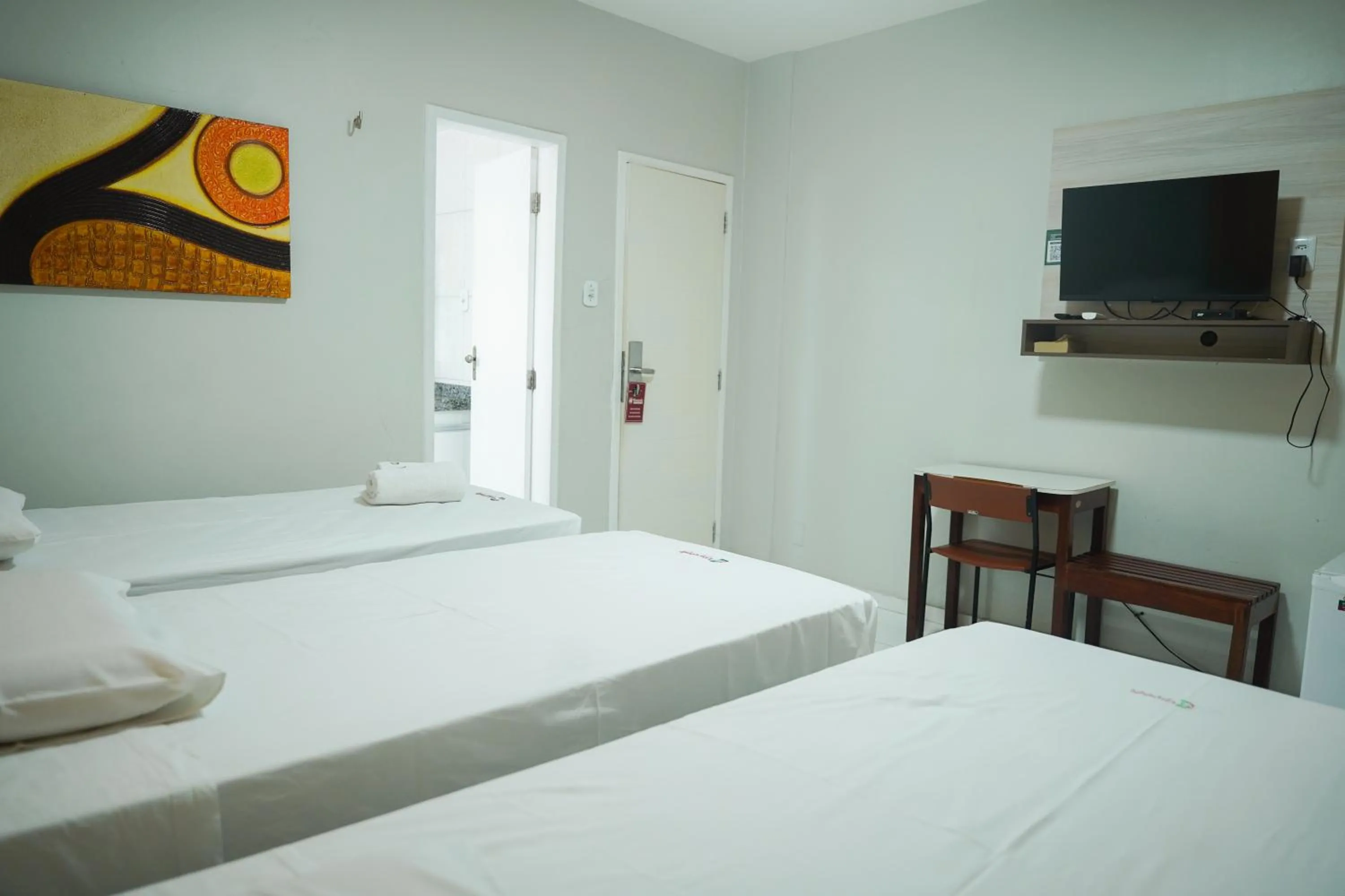 Bed in Hotel Visconde