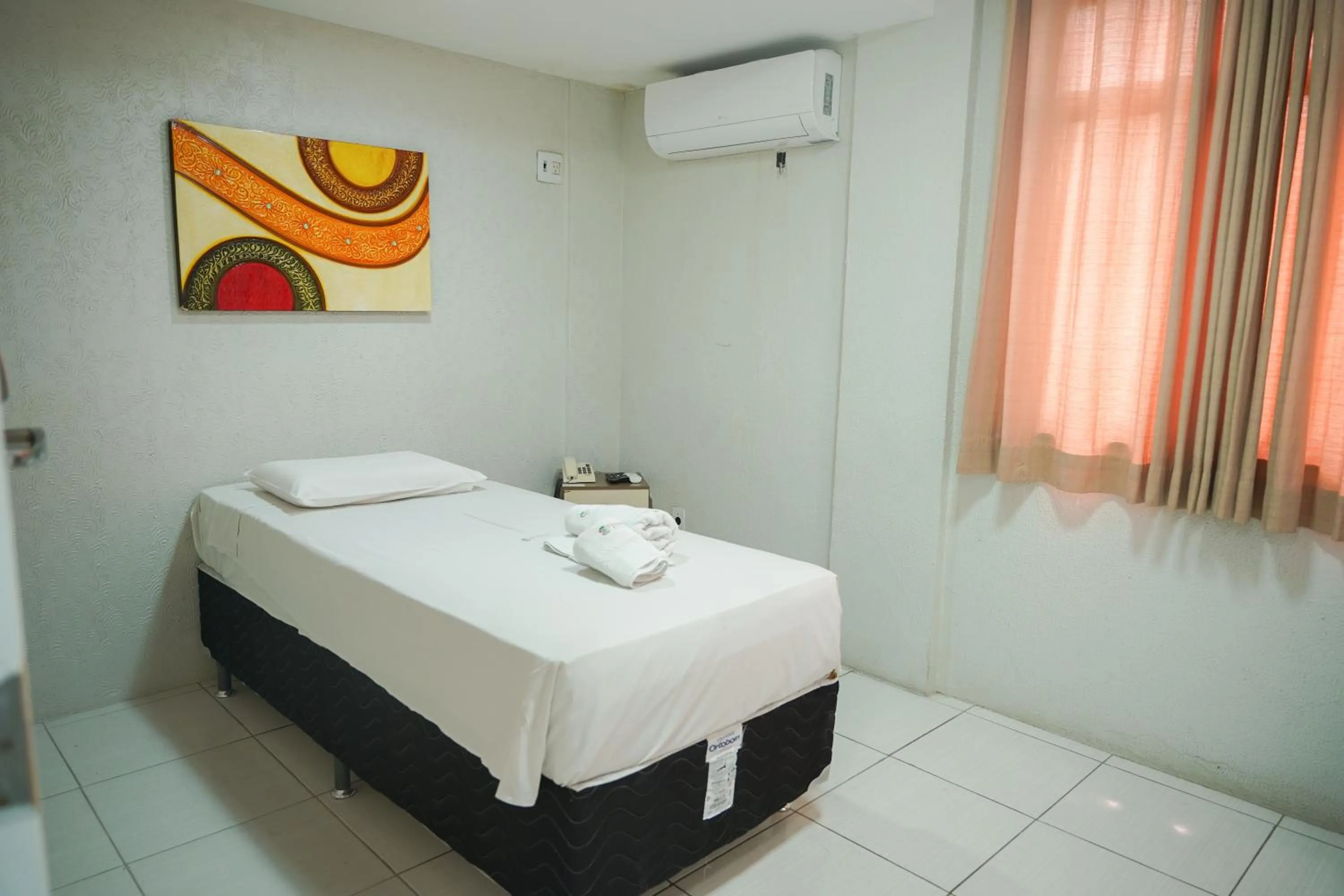 Bed in Hotel Visconde