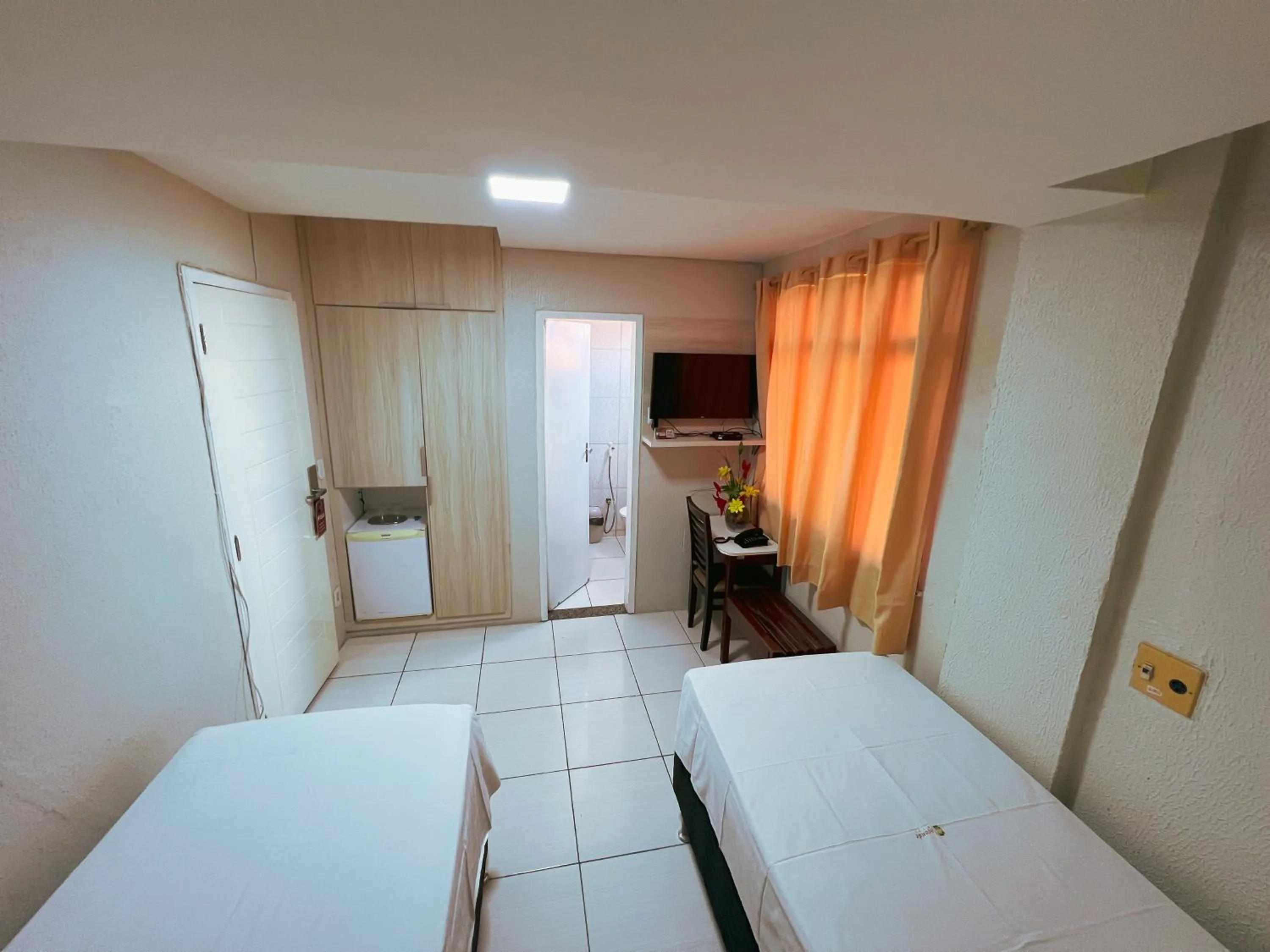Bed in Hotel Visconde