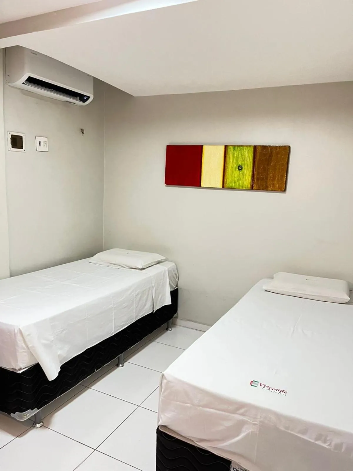Bed in Hotel Visconde