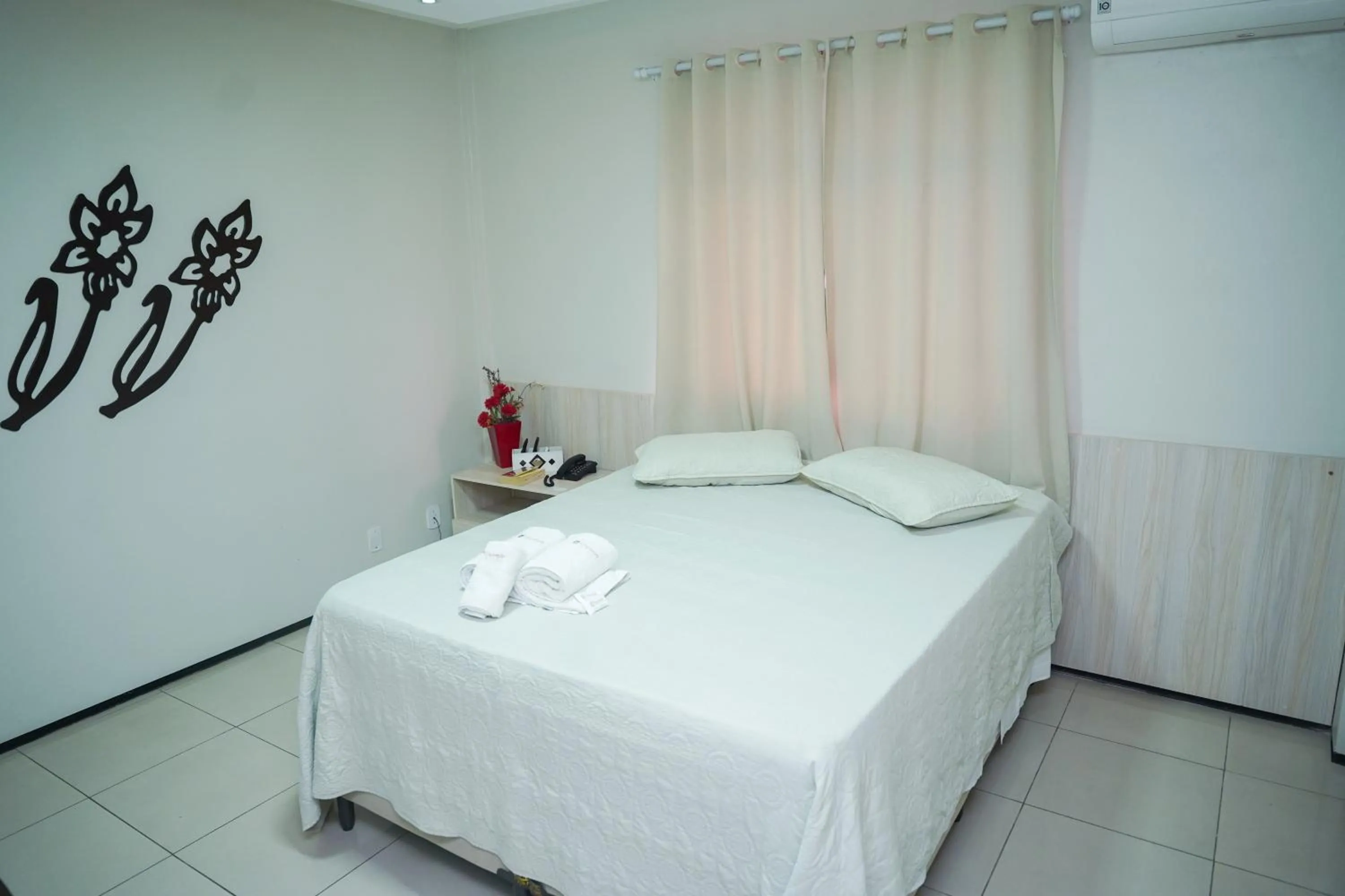 Bed in Hotel Visconde