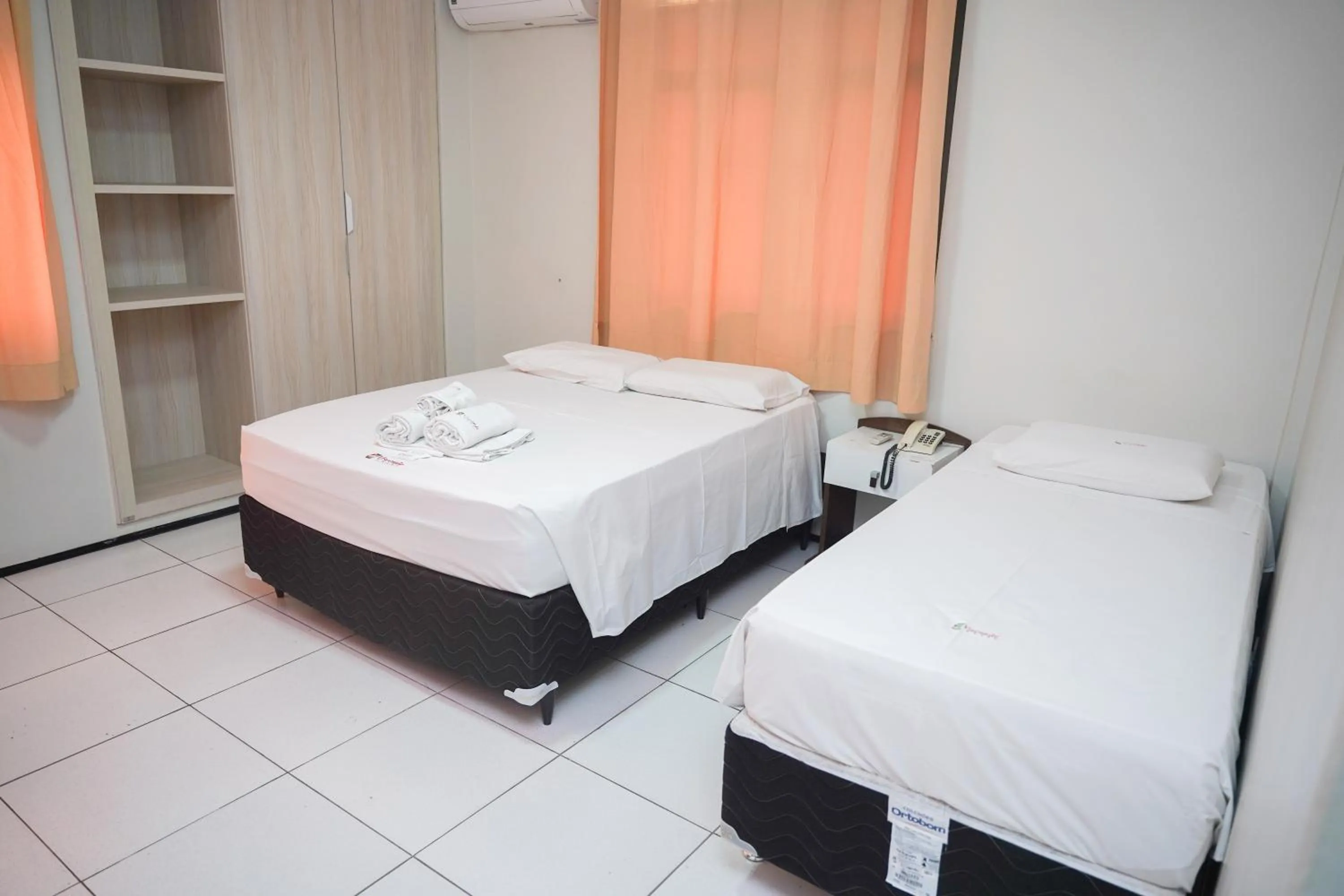 Bed in Hotel Visconde