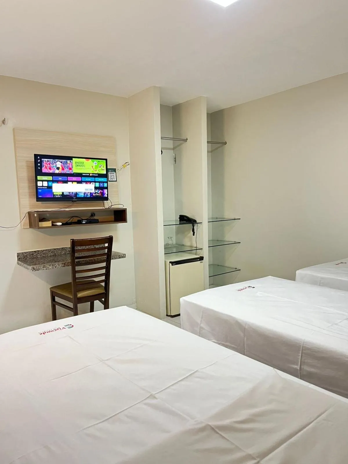 Bed in Hotel Visconde