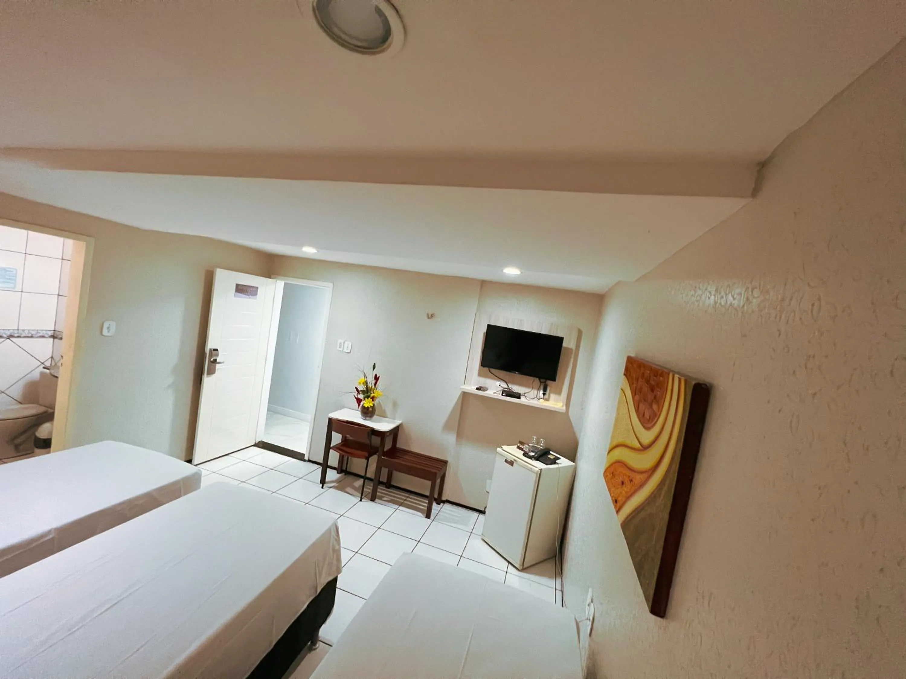 Bed in Hotel Visconde