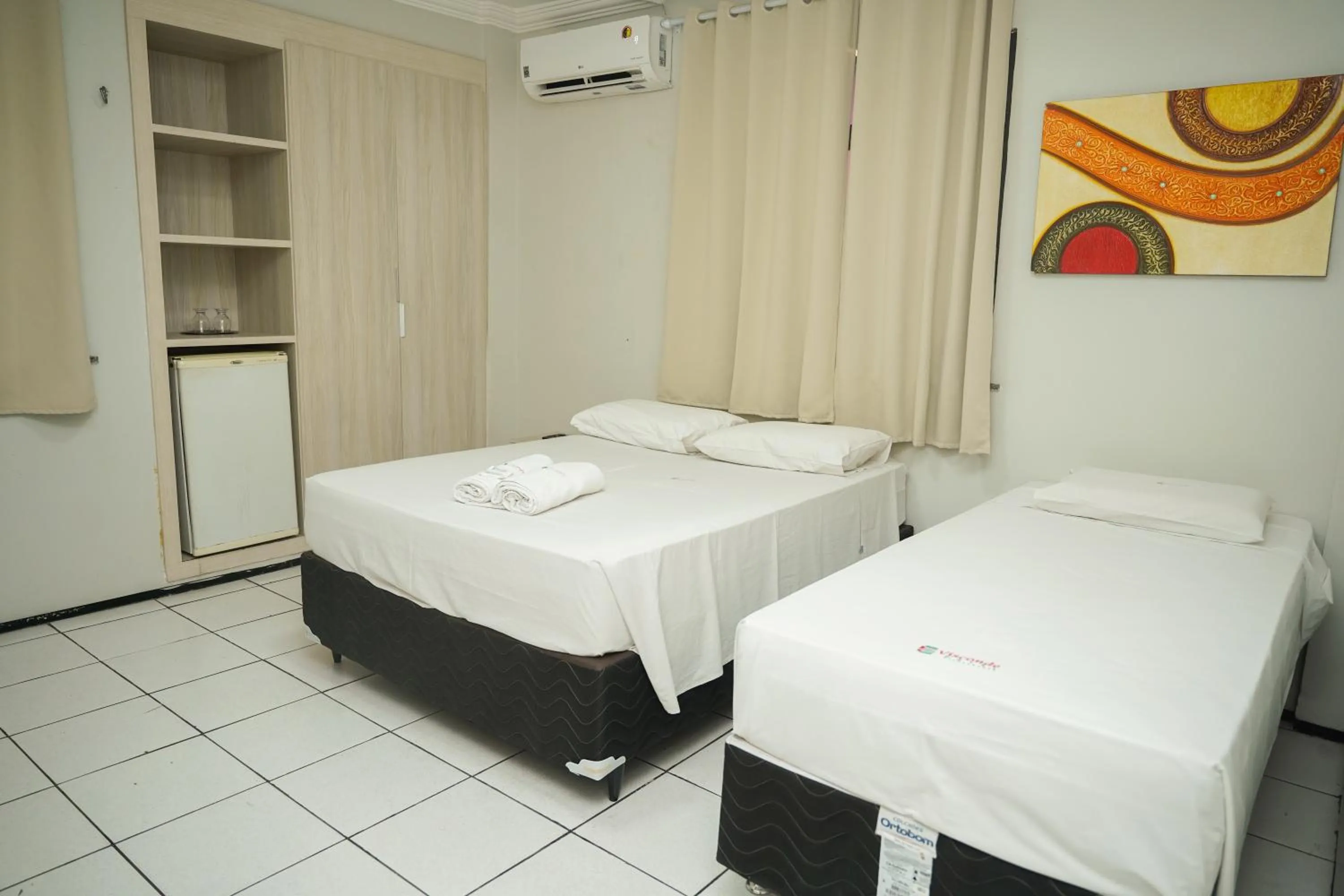 Bed in Hotel Visconde