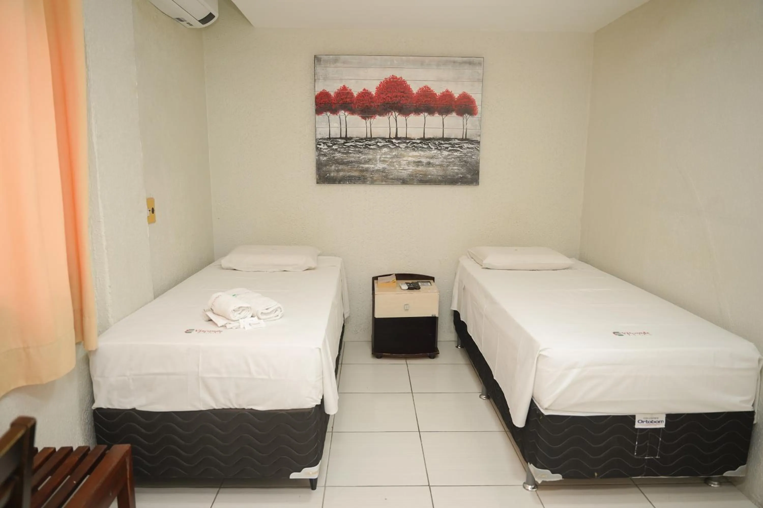 Bed in Hotel Visconde