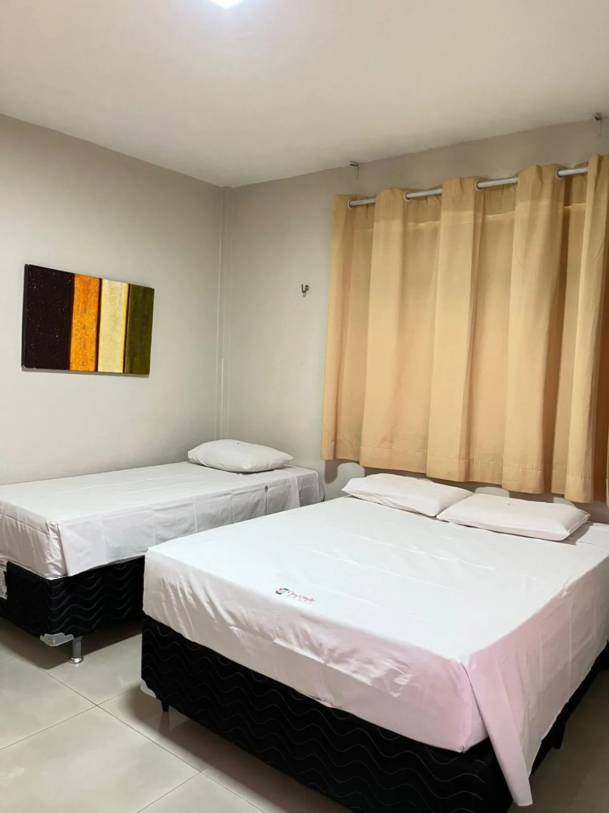 Bed in Hotel Visconde
