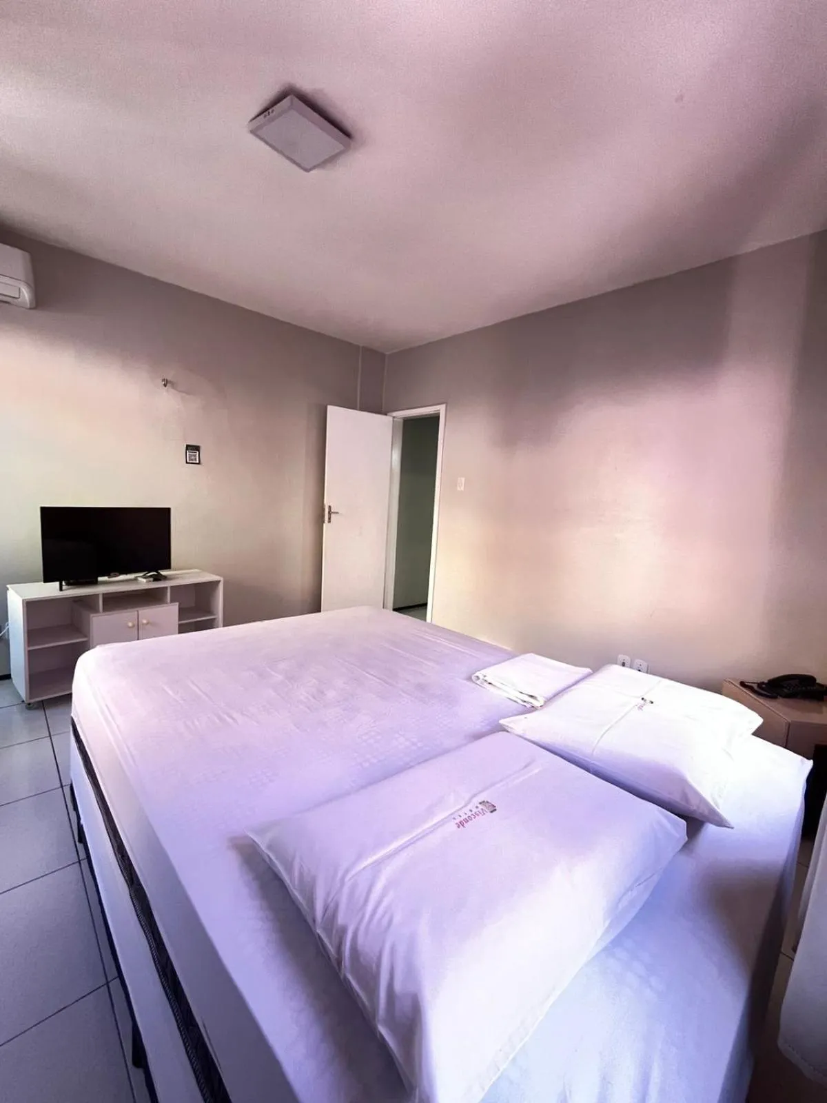 Bed in Hotel Visconde