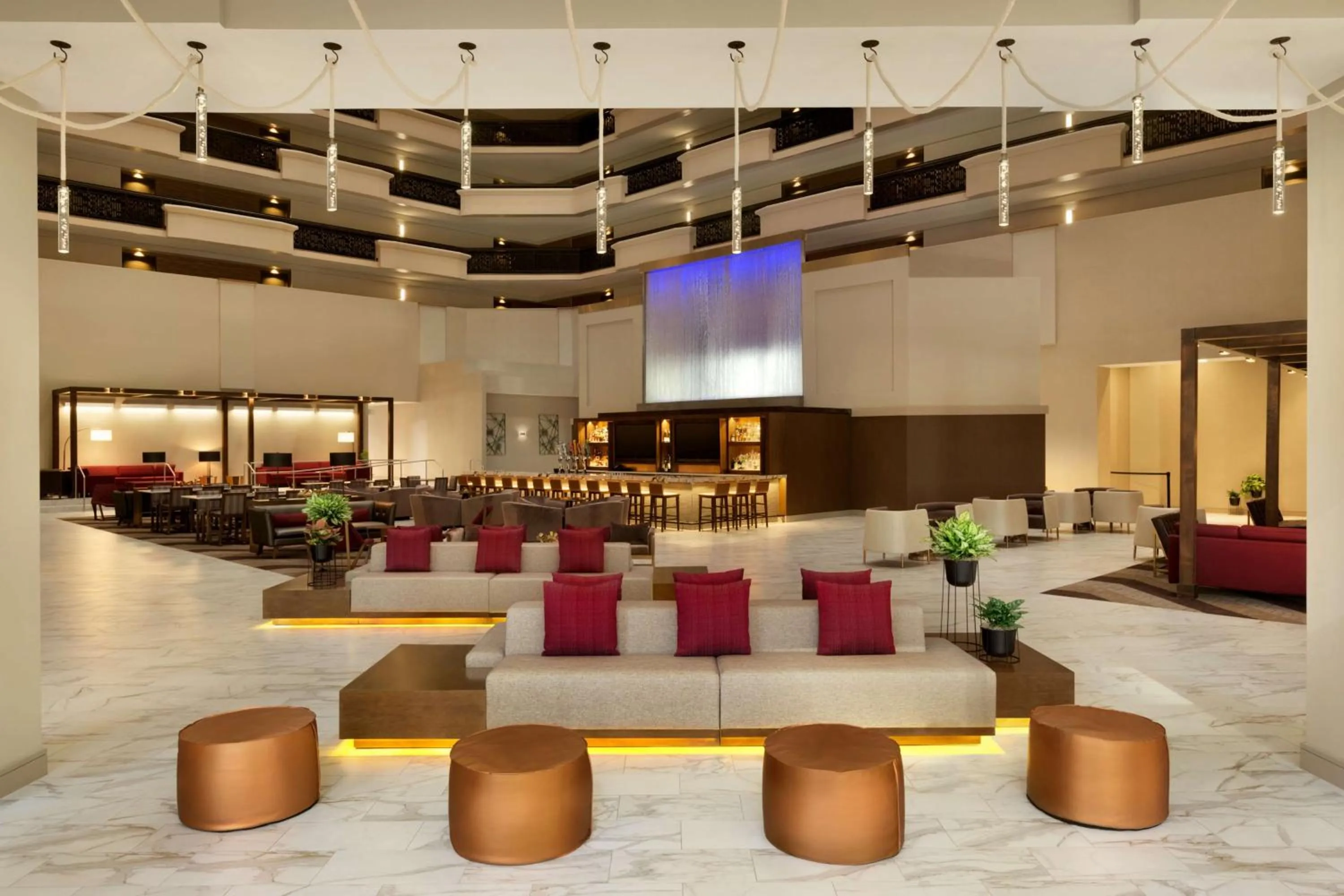Lobby or reception in Embassy Suites by Hilton Phoenix Downtown North