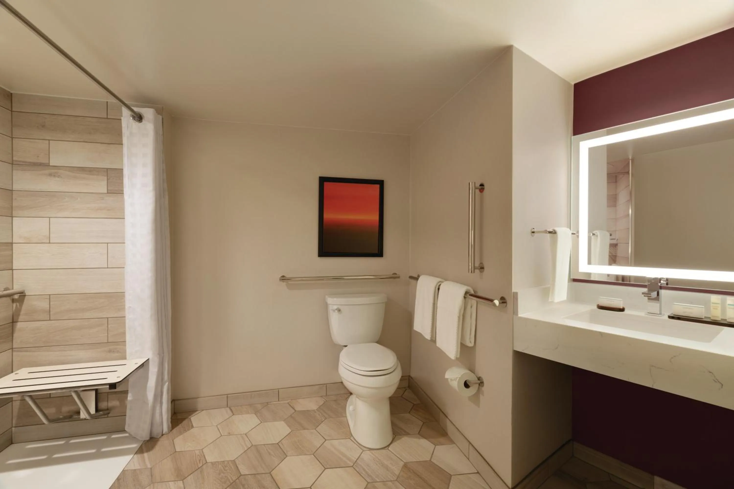 Bathroom in Embassy Suites by Hilton Phoenix Downtown North