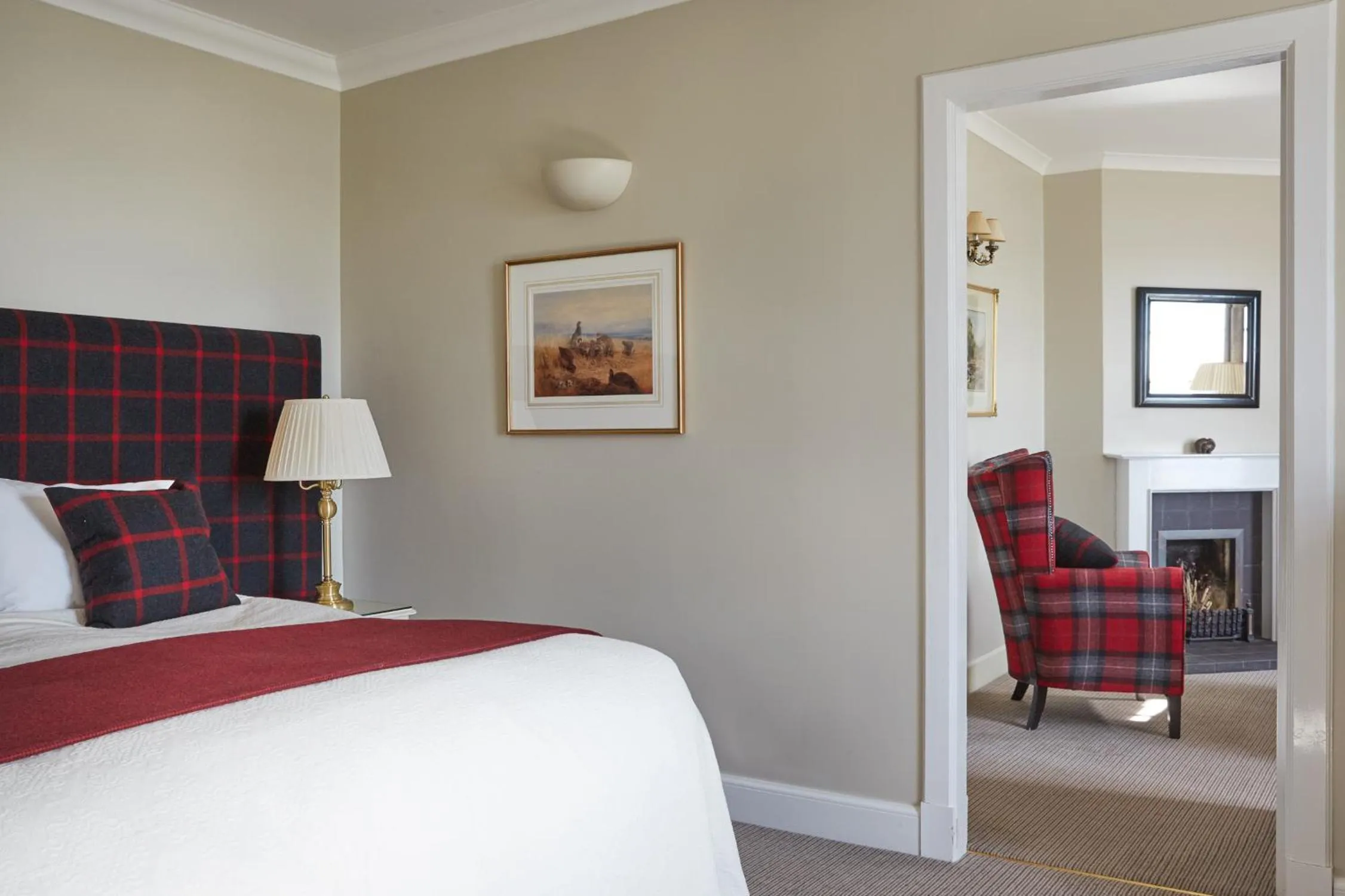 Bed in Kinloch Lodge Hotel and Restaurant