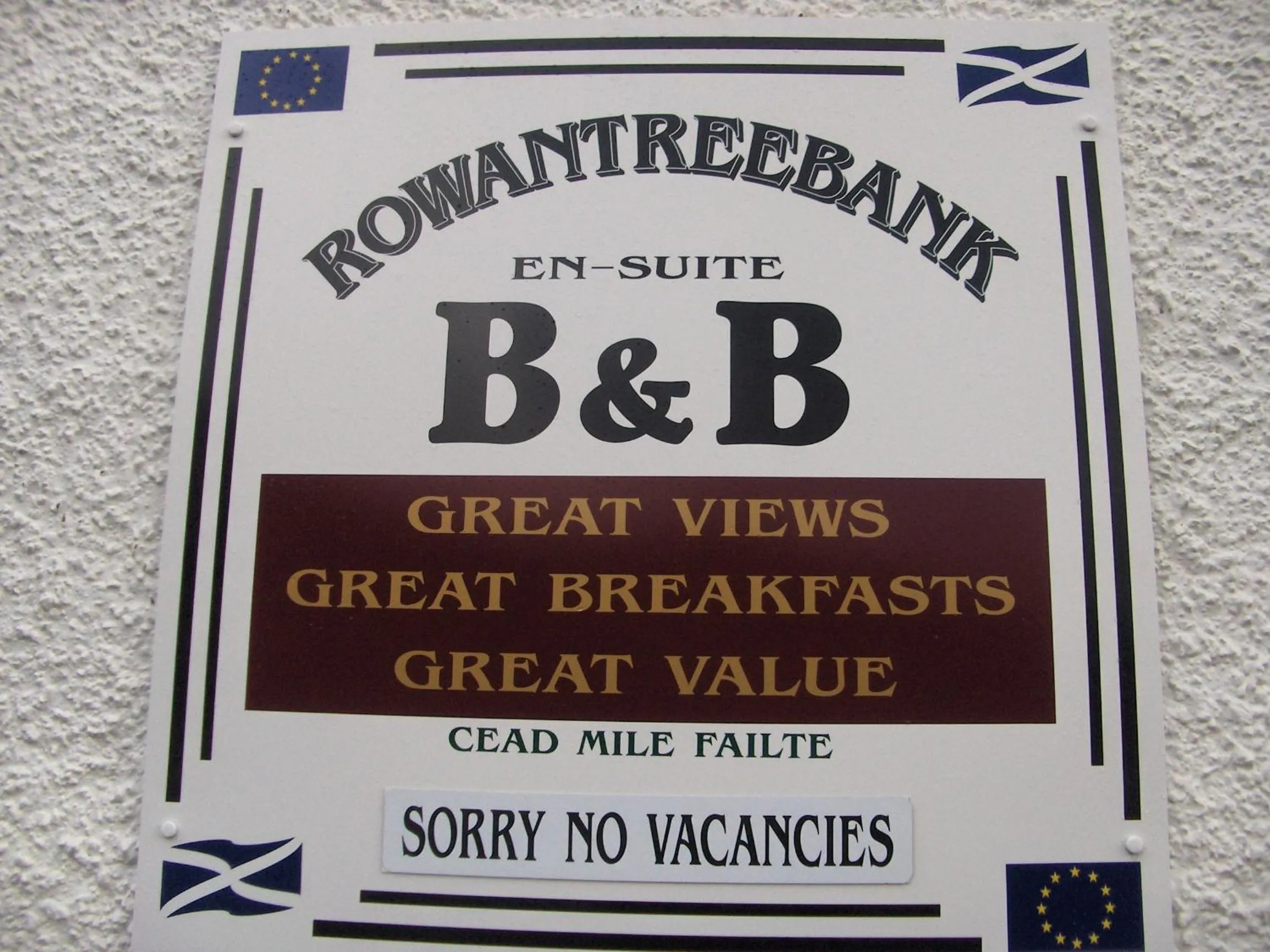 Decorative detail in Rowantreebank Bed and Breakfast