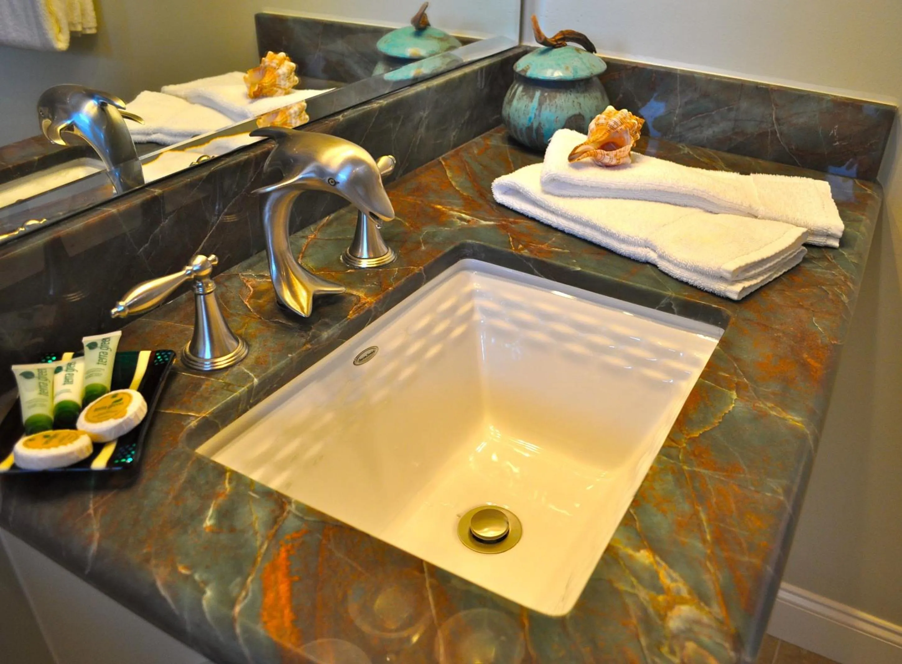 Bathroom in Ocean Palms Beach Resort