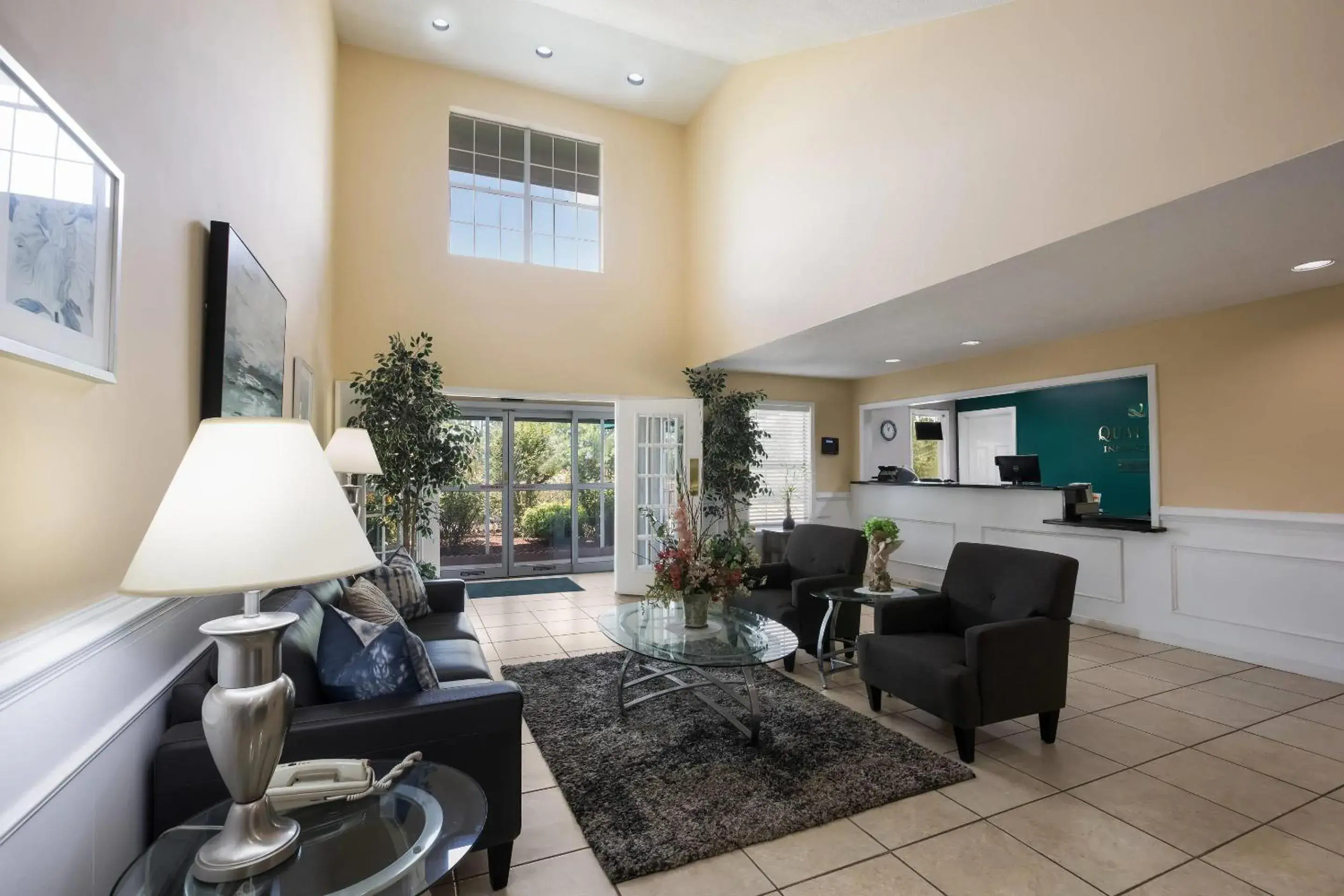 Lobby or reception in Quality Inn & Suites Greensboro near Lake Oconee Lobby or reception in Quality Inn & Suites Greensboro near Lake Oconee