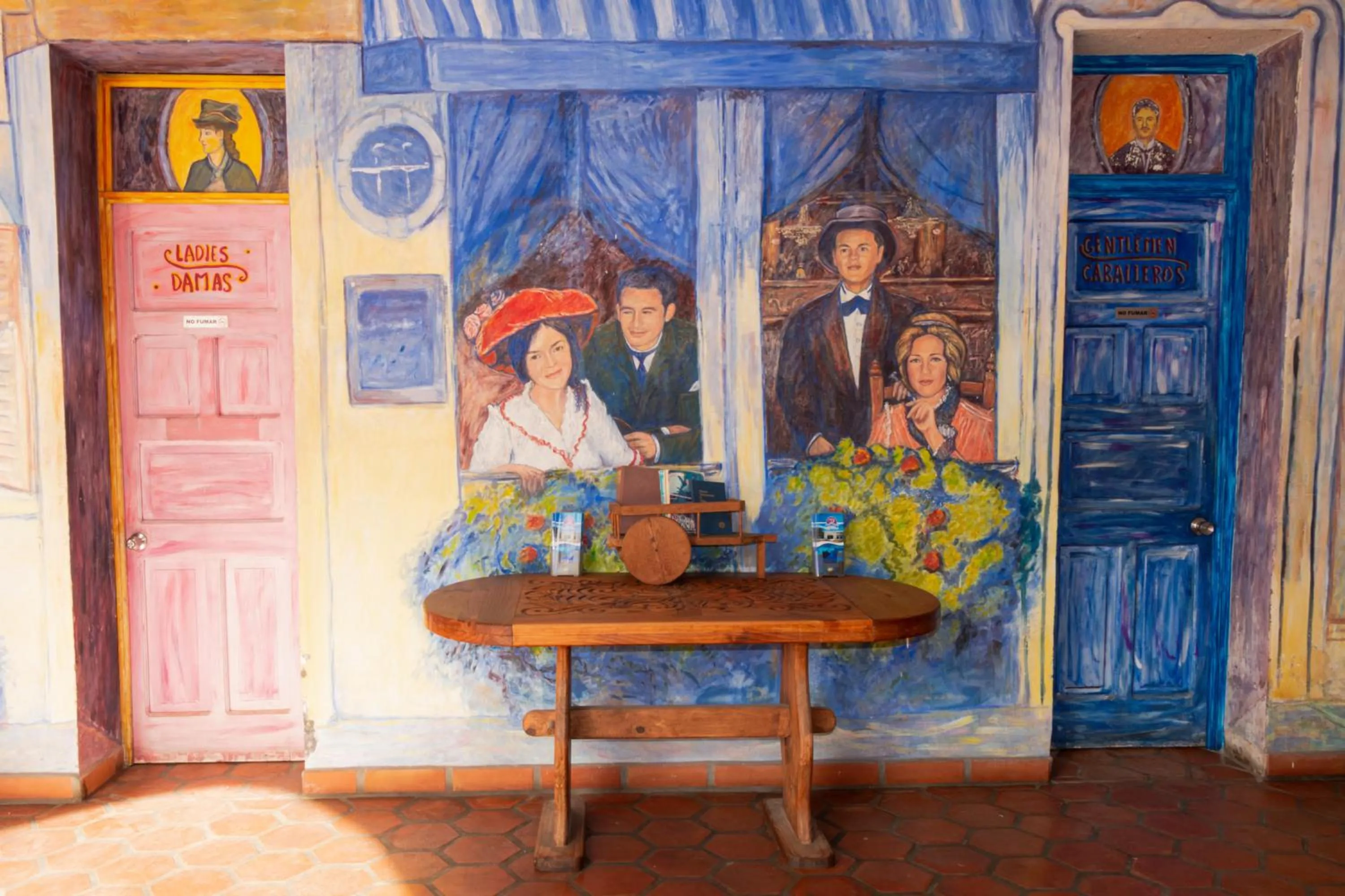 Property building in Hotel Hacienda Bugambilias La Paz