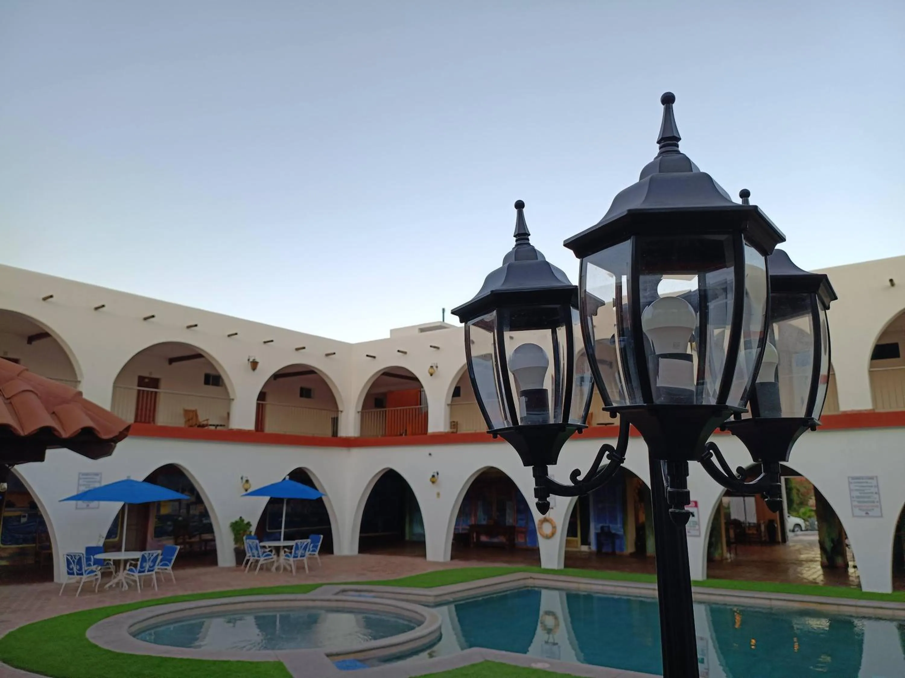 Property building in Hotel Hacienda Bugambilias La Paz
