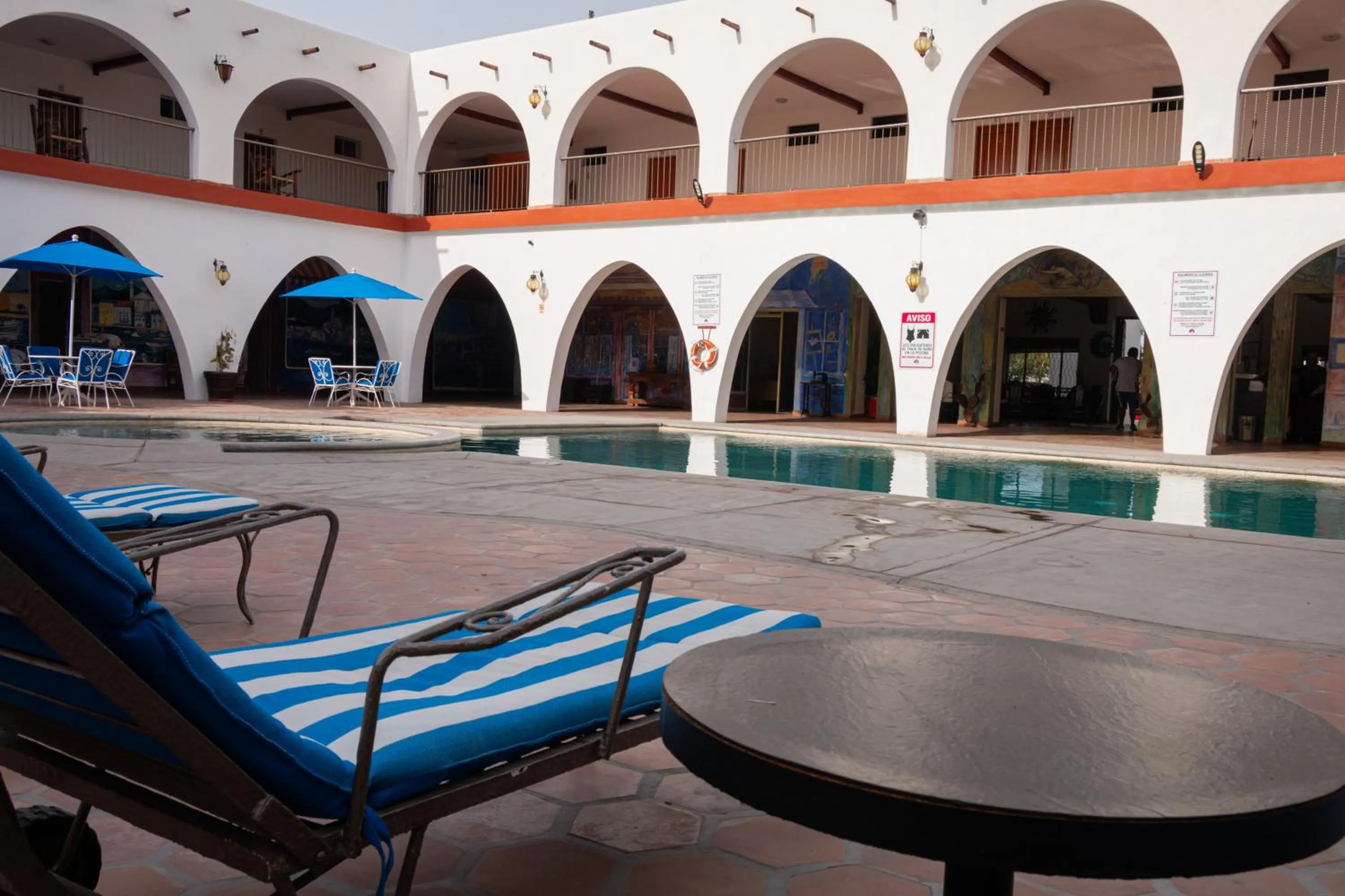 Property building in Hotel Hacienda Bugambilias La Paz