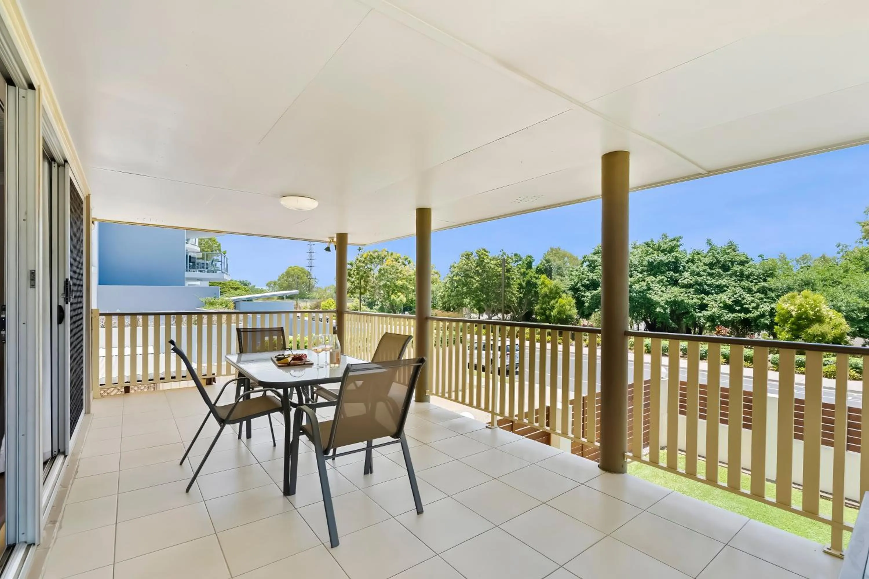 Patio in Cityville Apartments & Motel