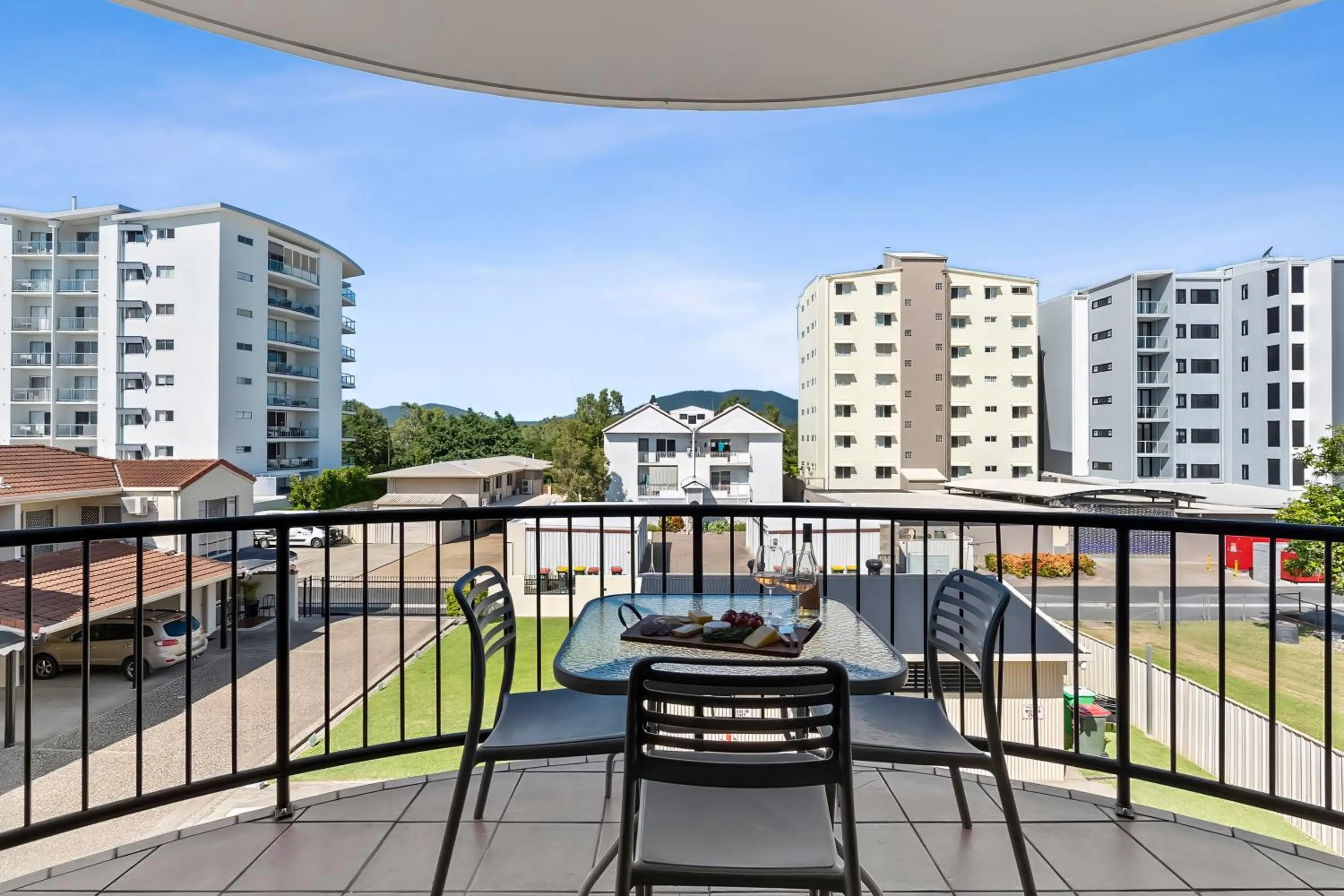Patio in Cityville Apartments & Motel