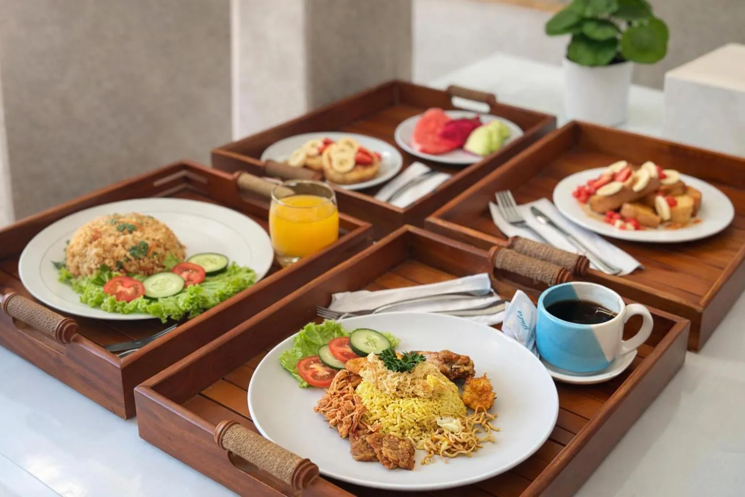 Breakfast in Awila Villas Kuta by The Wina Resorts