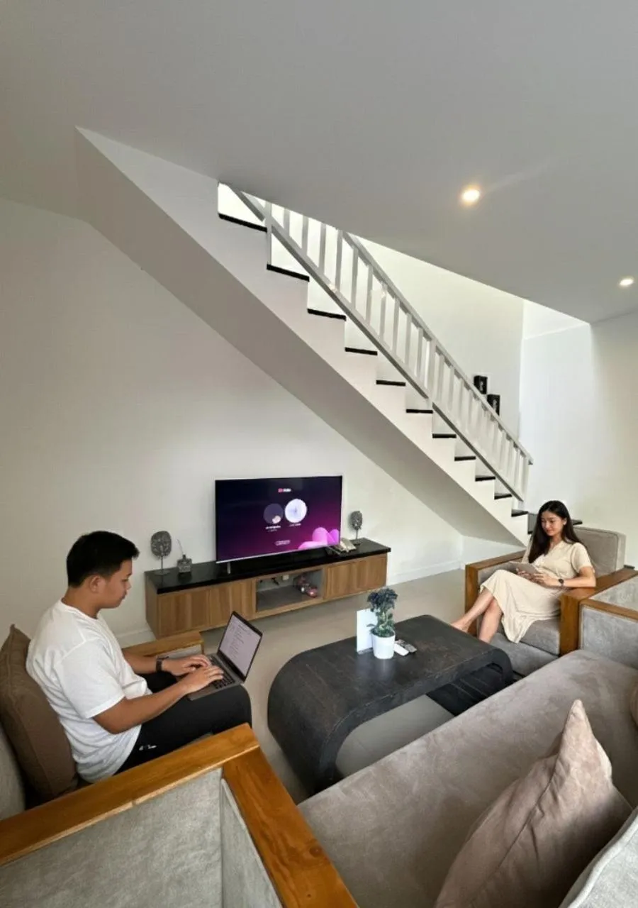 Living room in Awila Villas Kuta by The Wina Resorts