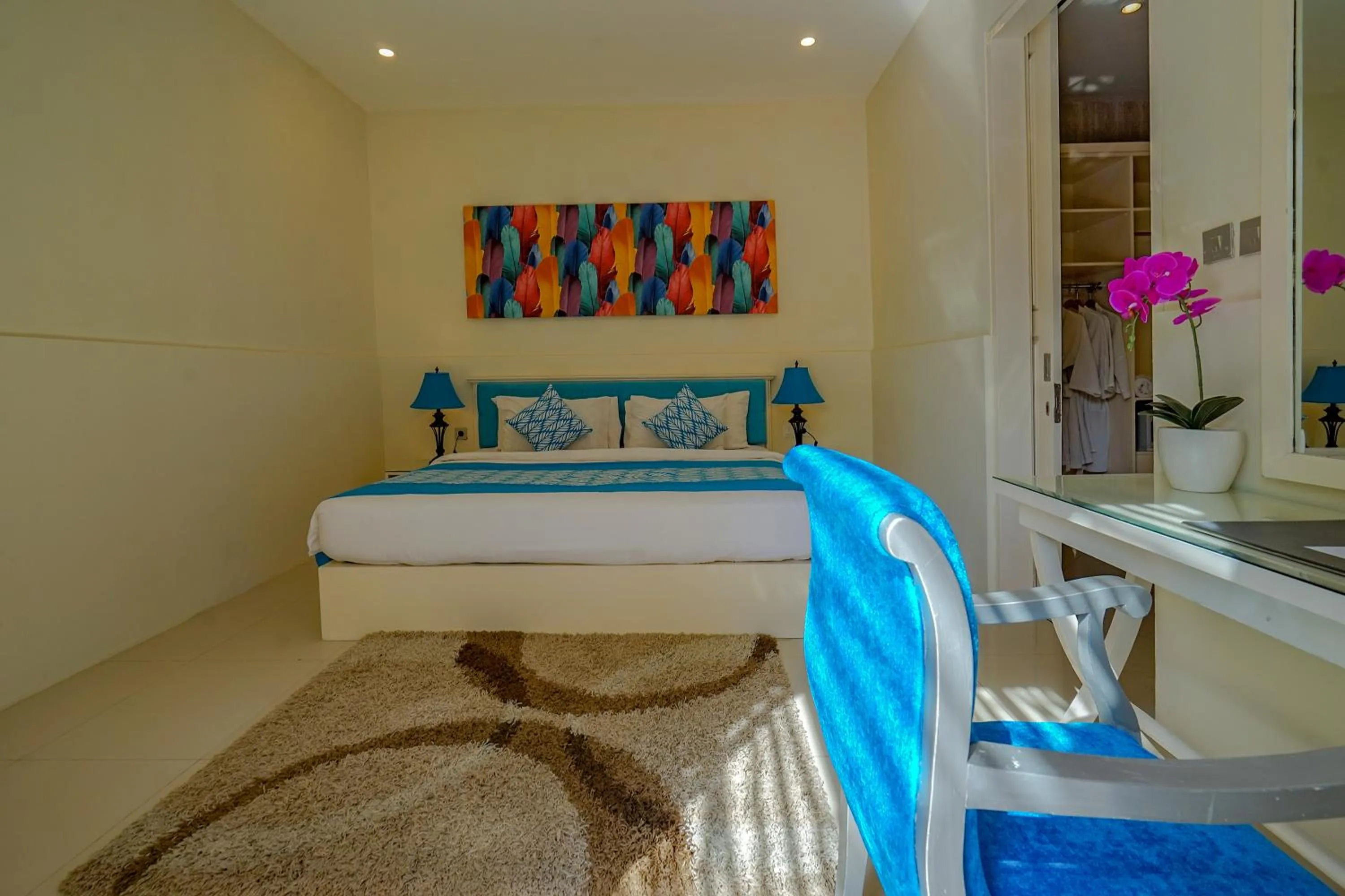 Bed in Awila Villas Kuta by The Wina Resorts