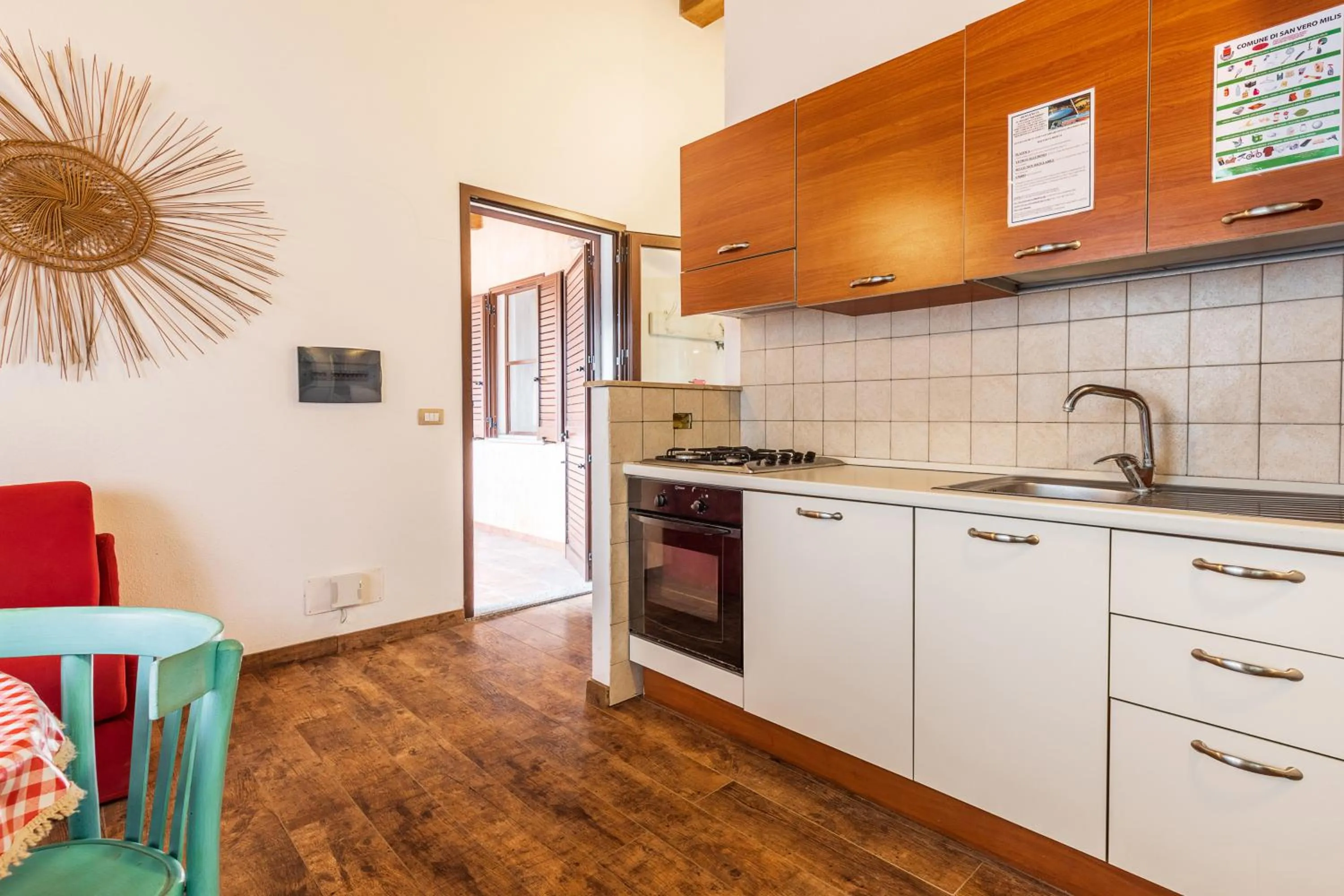 Kitchen or kitchenette in Albergo Residenziale Menhirs