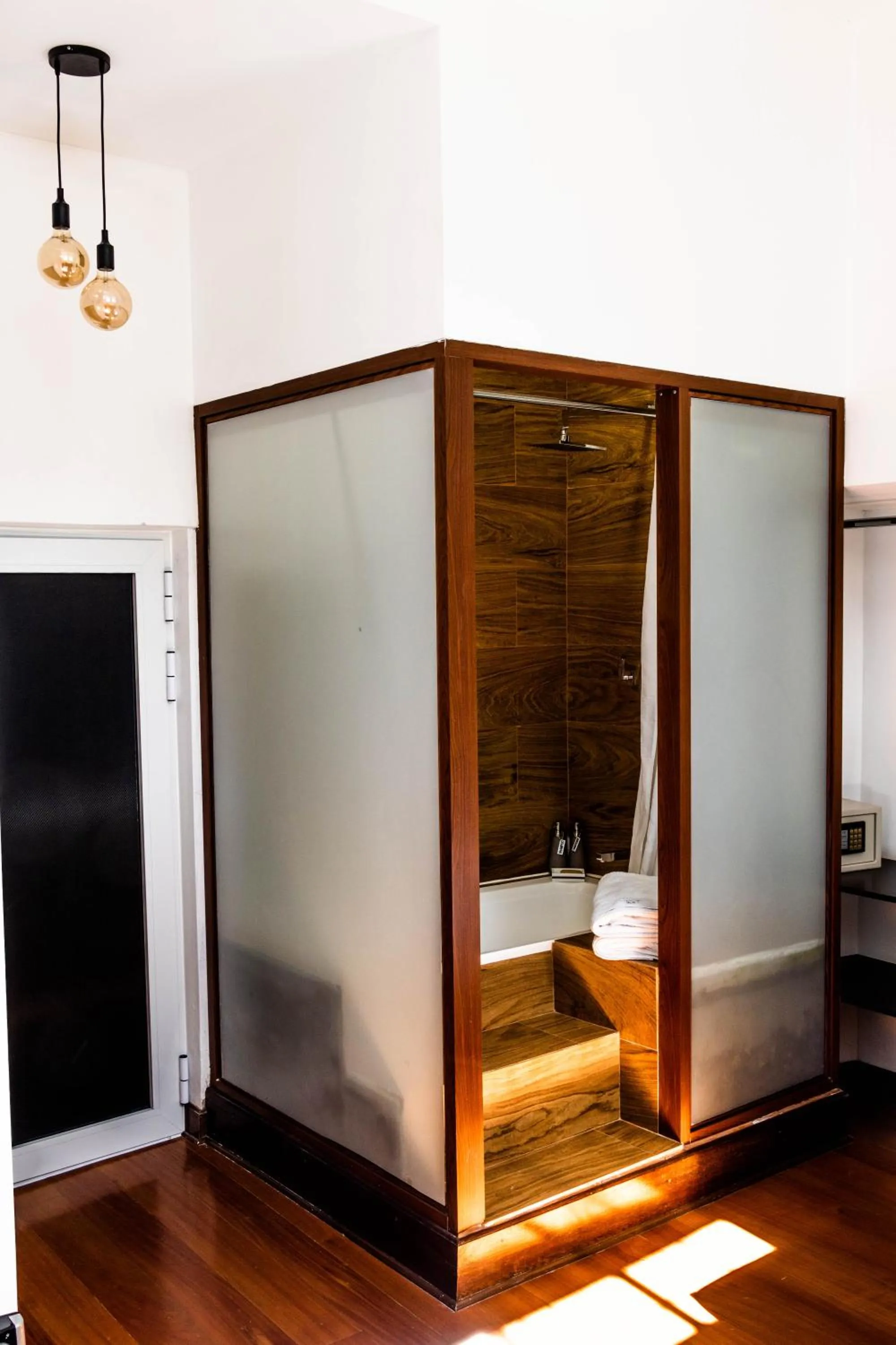 Bath, Bed in Auka Boutique San Blas