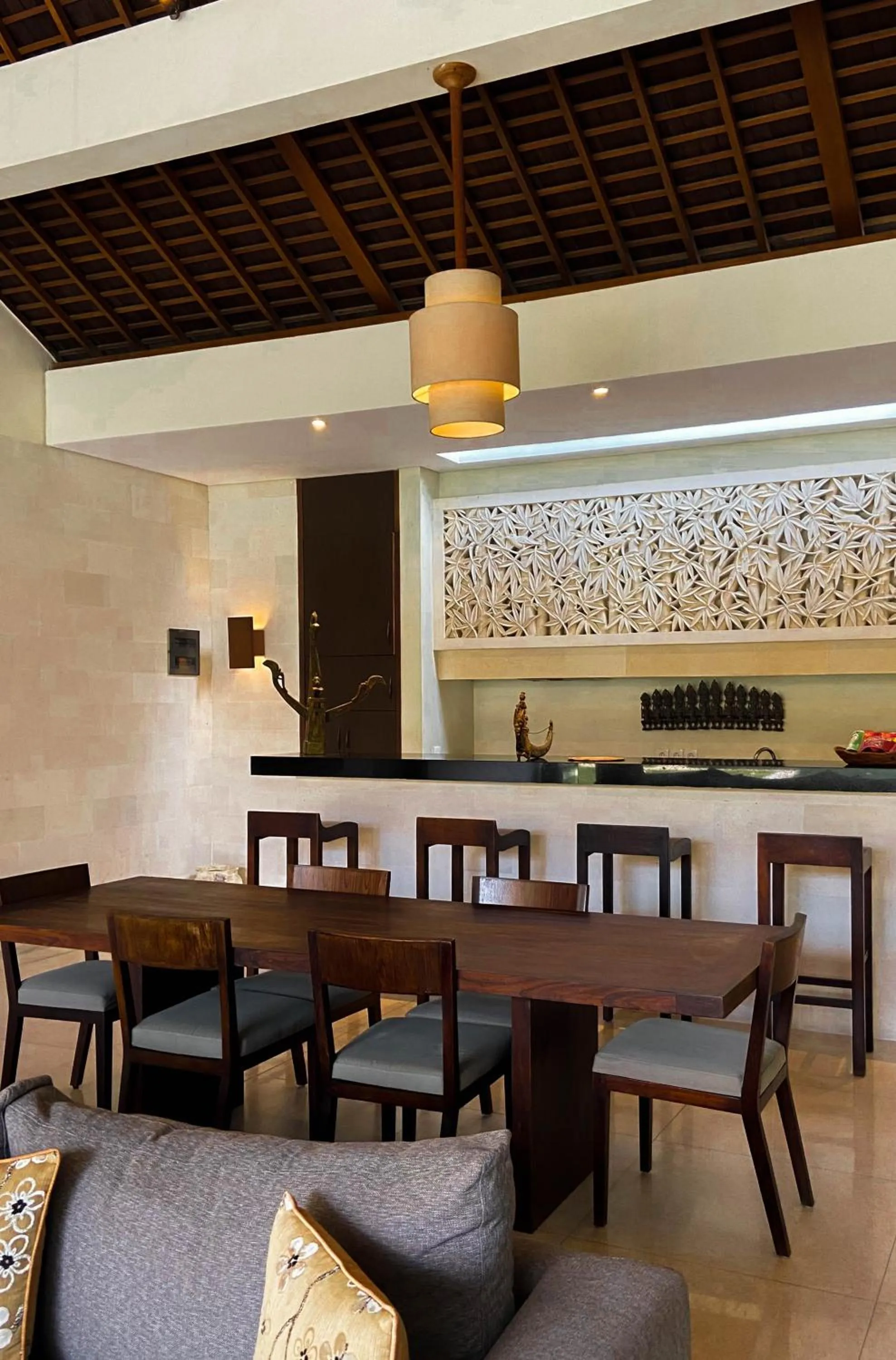 Kitchen or kitchenette in Nyaman Villas Seminyak
