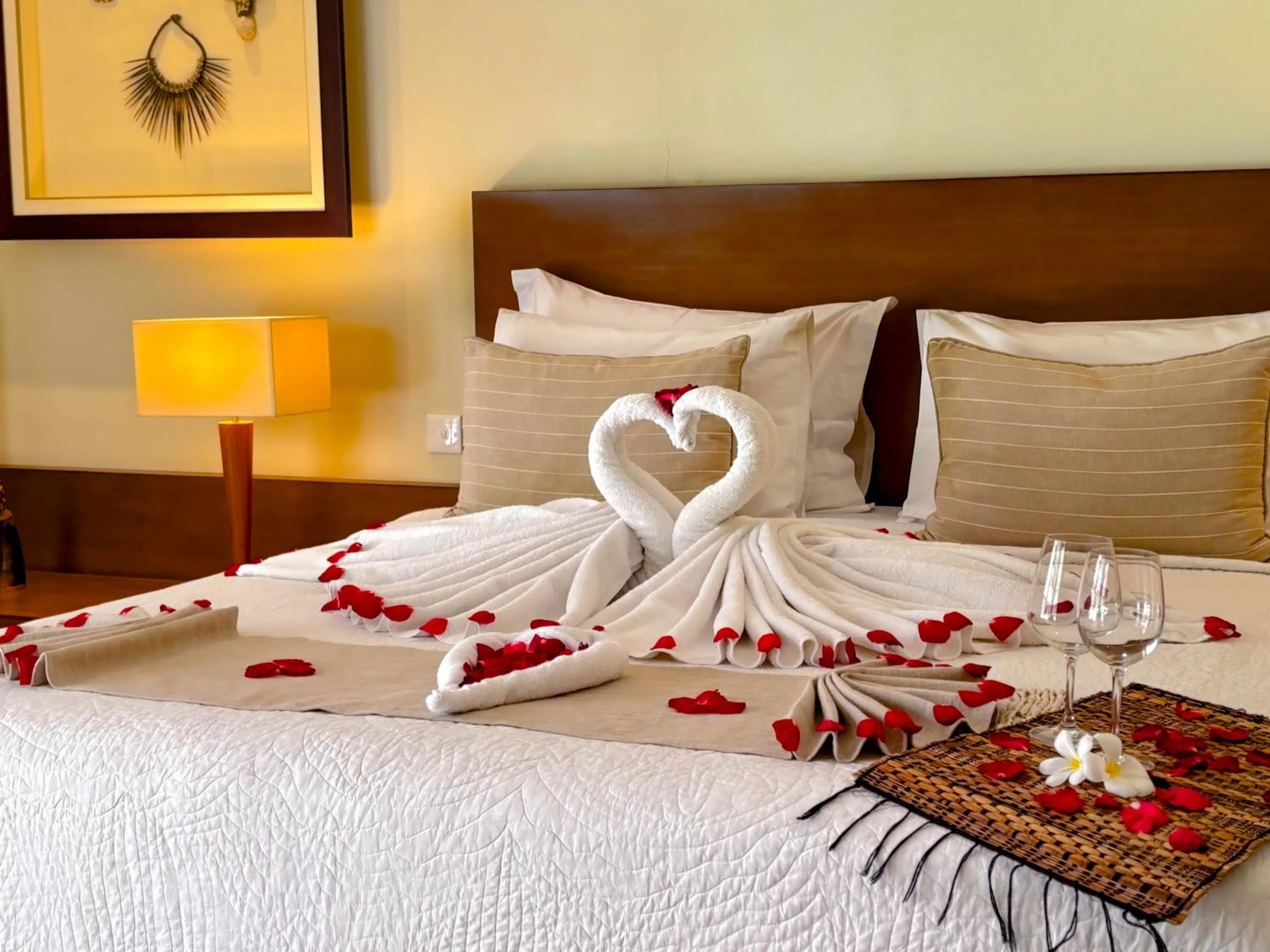 Bed in Nyaman Villas Seminyak