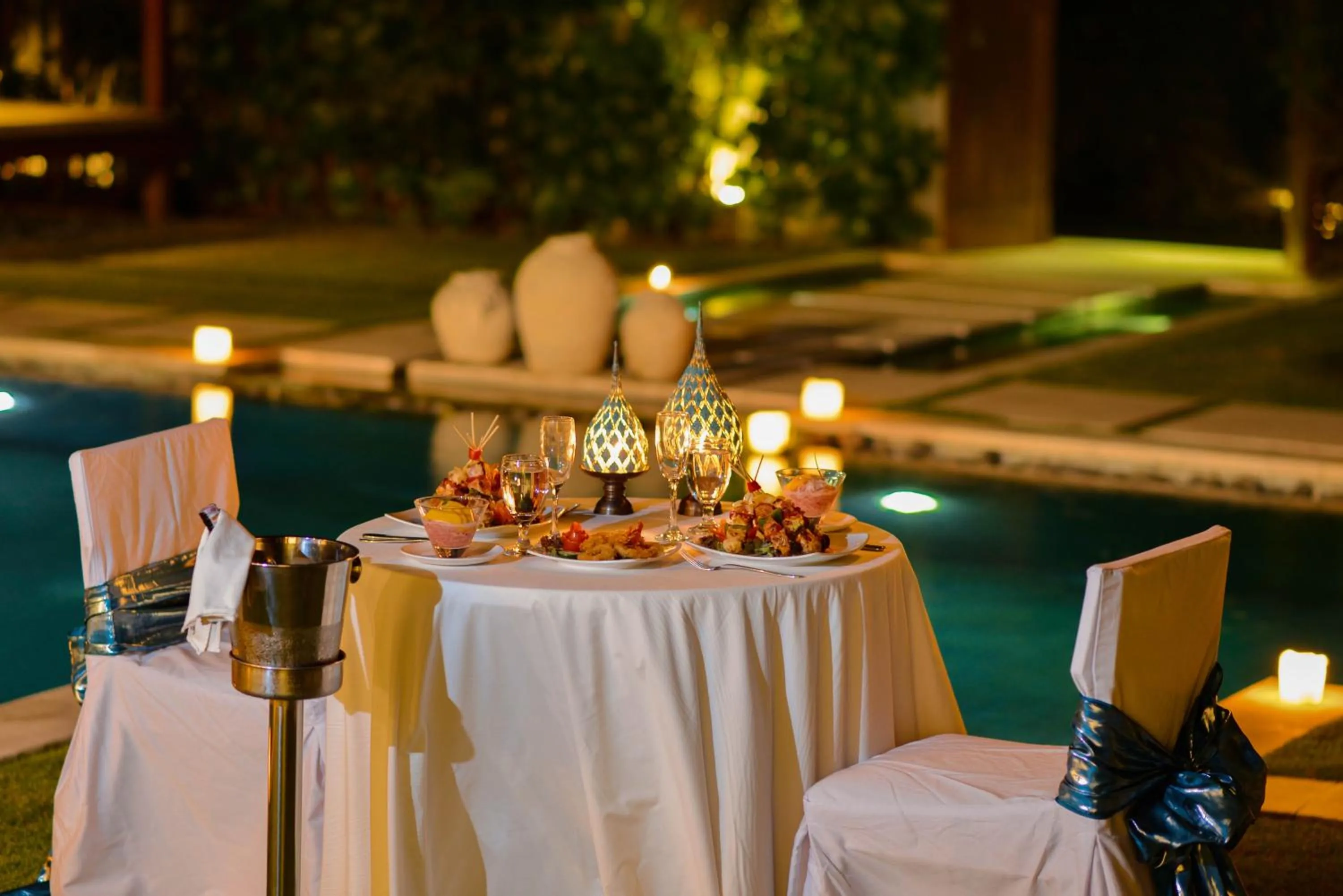 Night in Nyaman Villas Seminyak