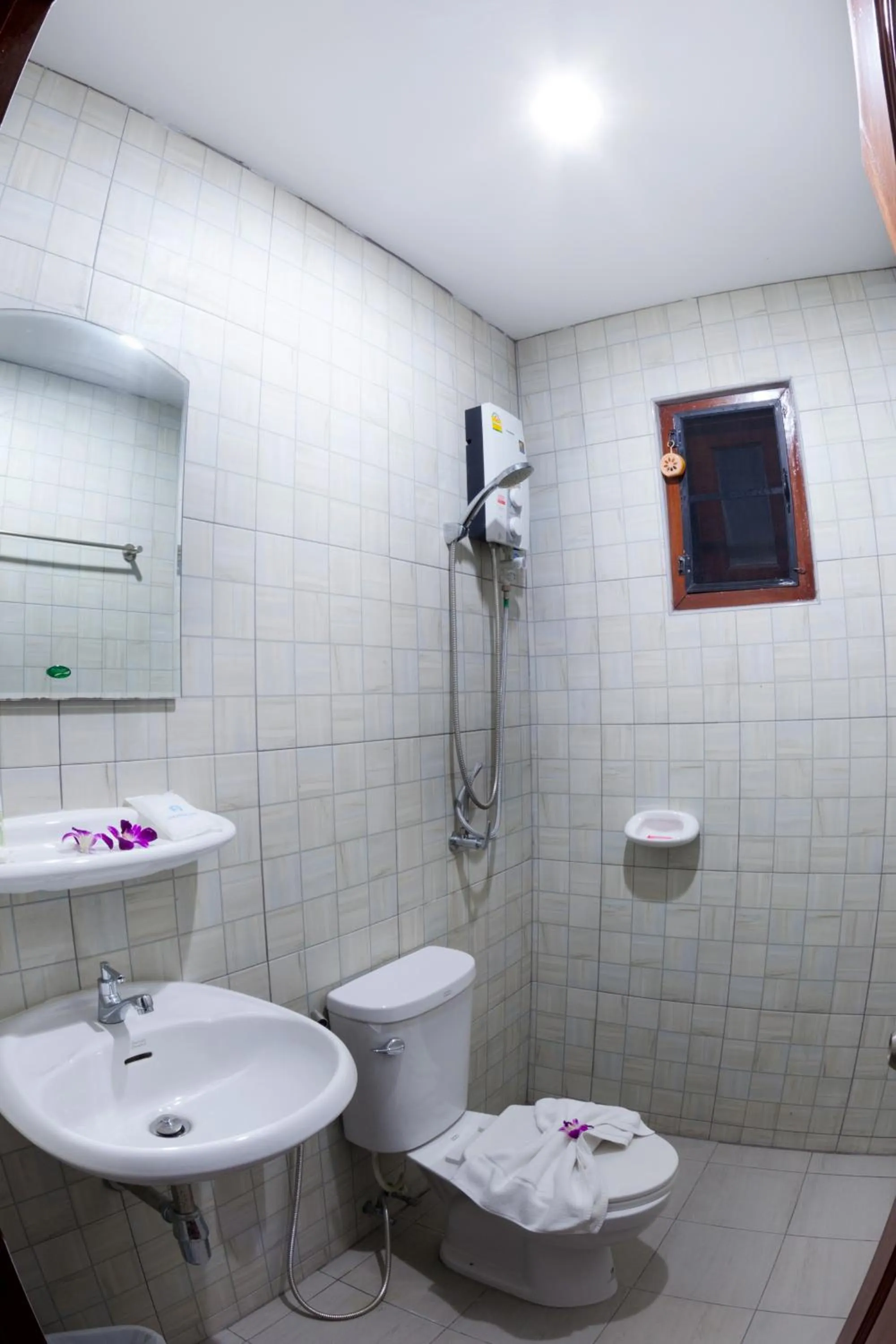 Toilet in Freedom Hotel