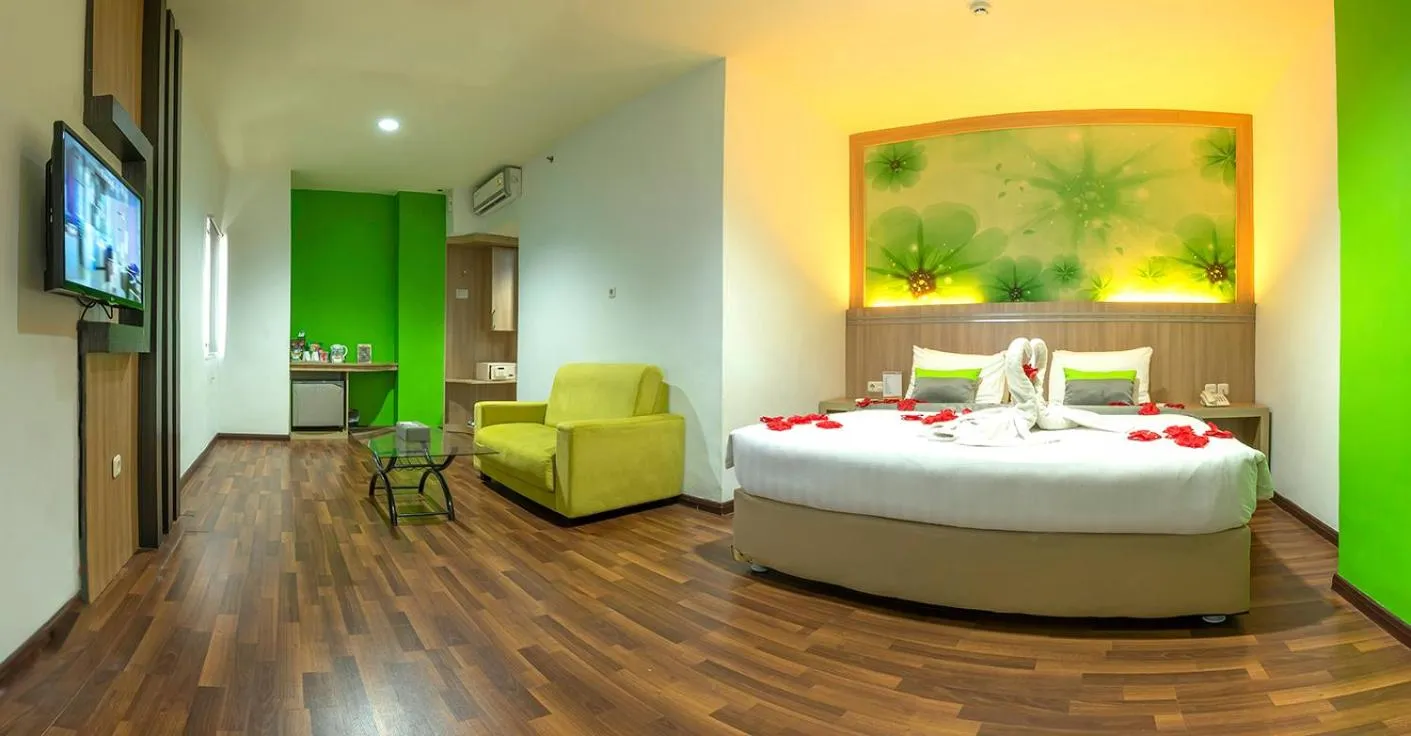 Bed in Transera Hotel Pontianak
