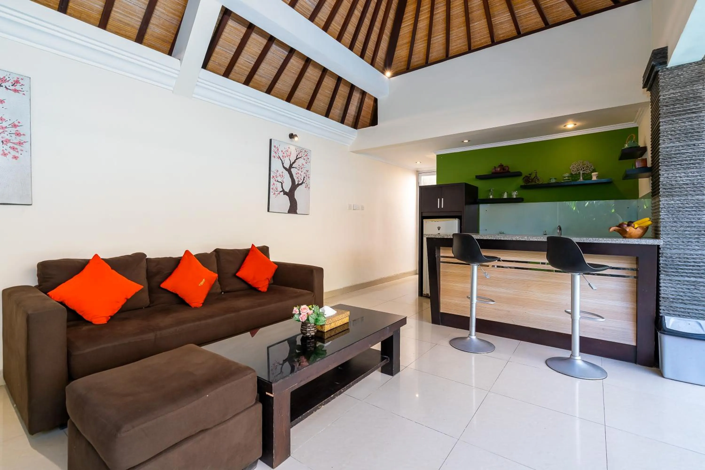 Living room in De' Bharata Bali Villas