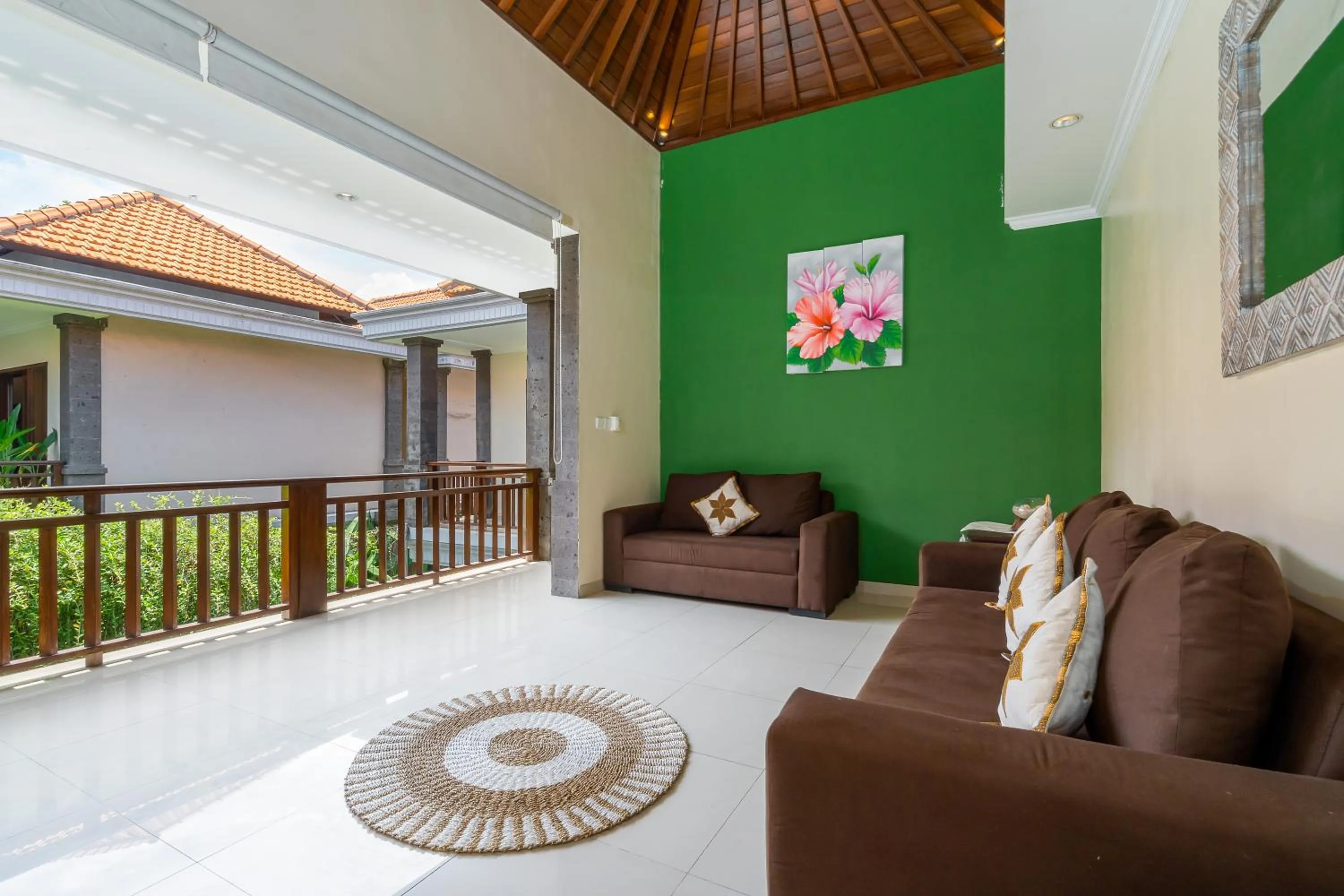 Living room in De' Bharata Bali Villas
