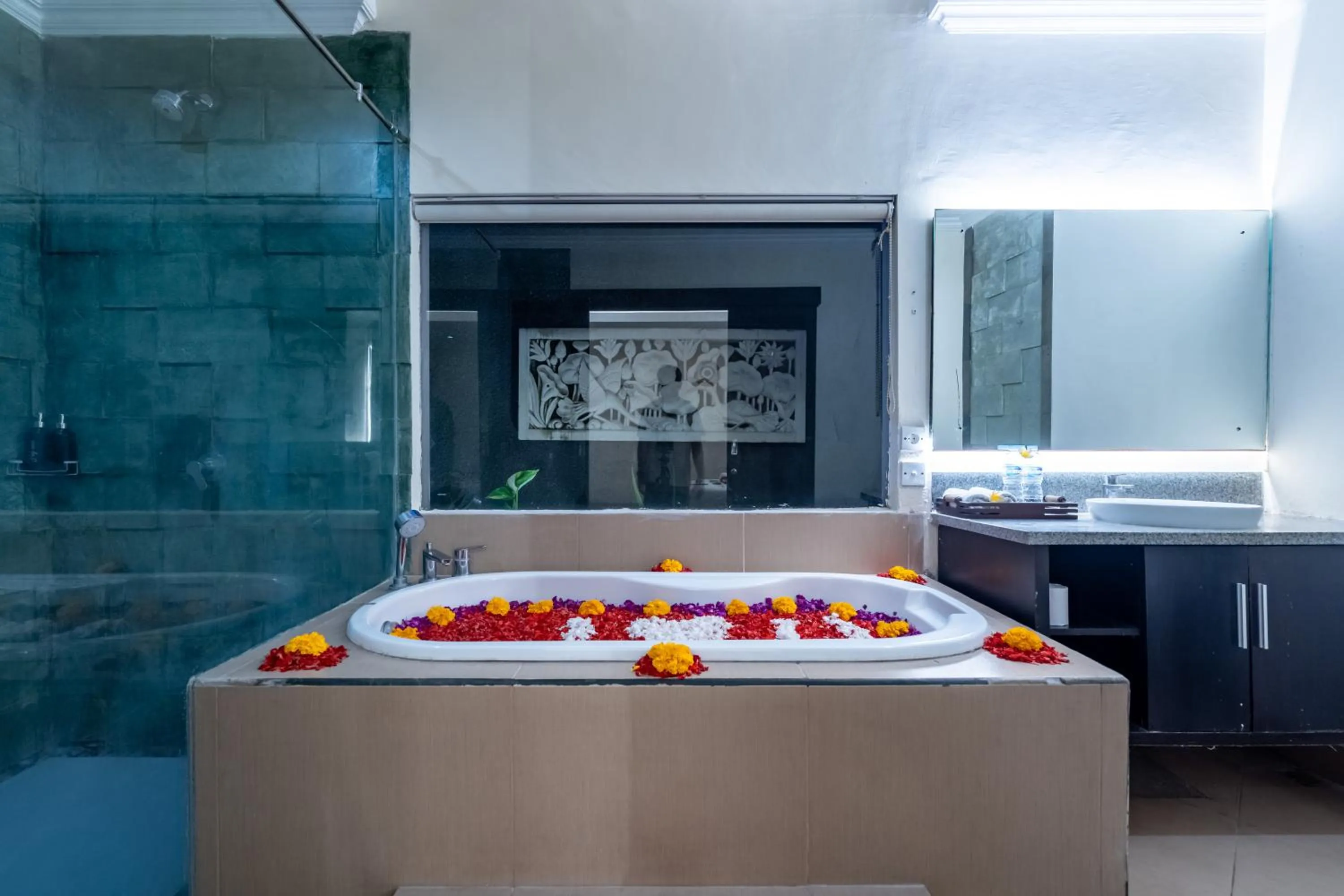 Bathroom in De' Bharata Bali Villas