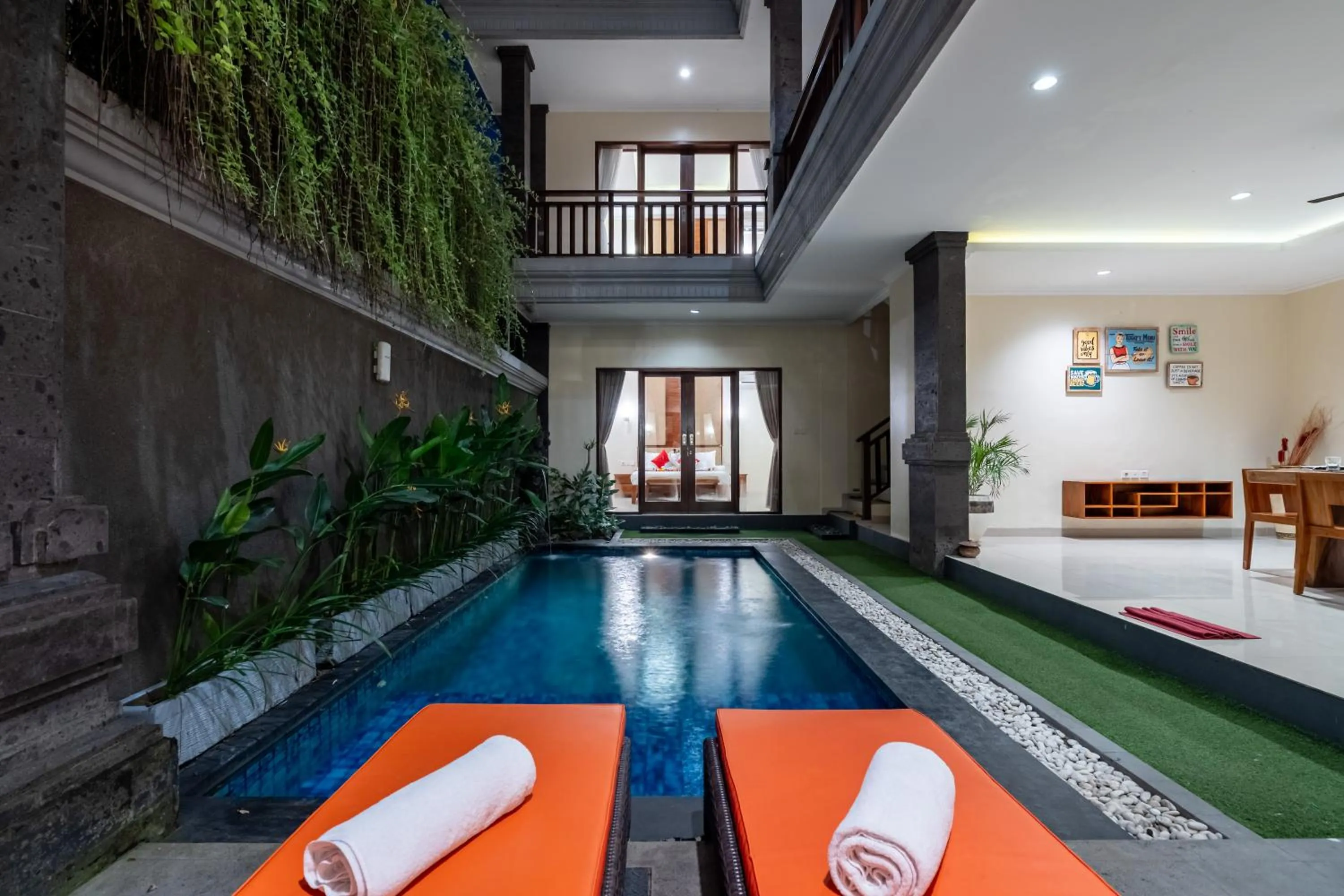 Living room in De' Bharata Bali Villas