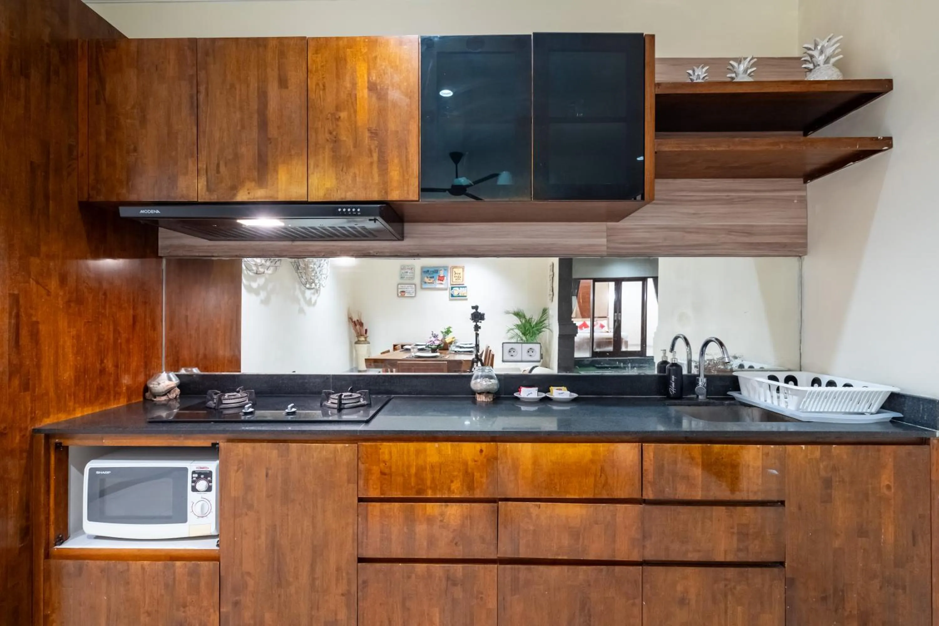 Kitchen or kitchenette in De' Bharata Bali Villas