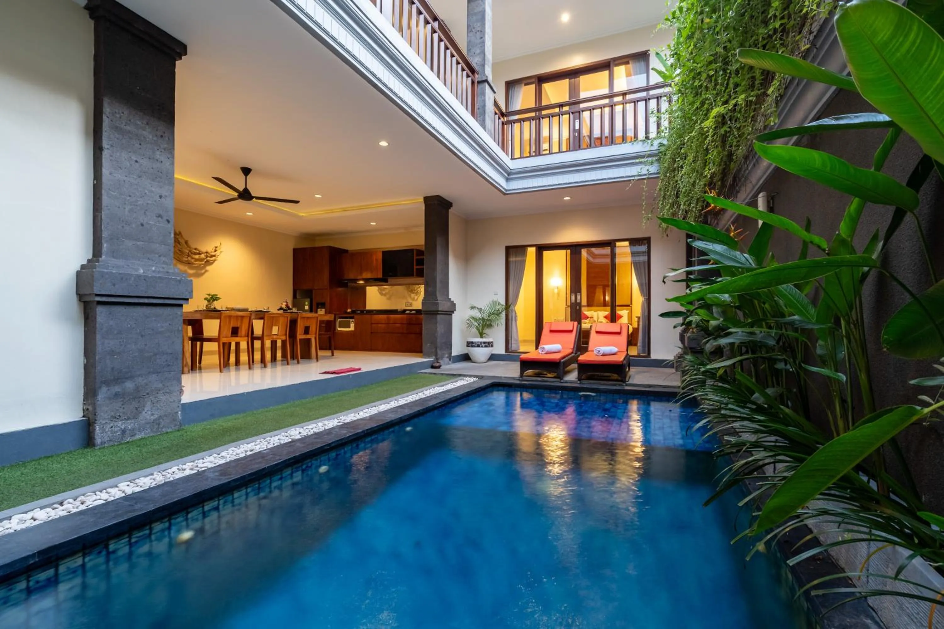 Pool view in De' Bharata Bali Villas