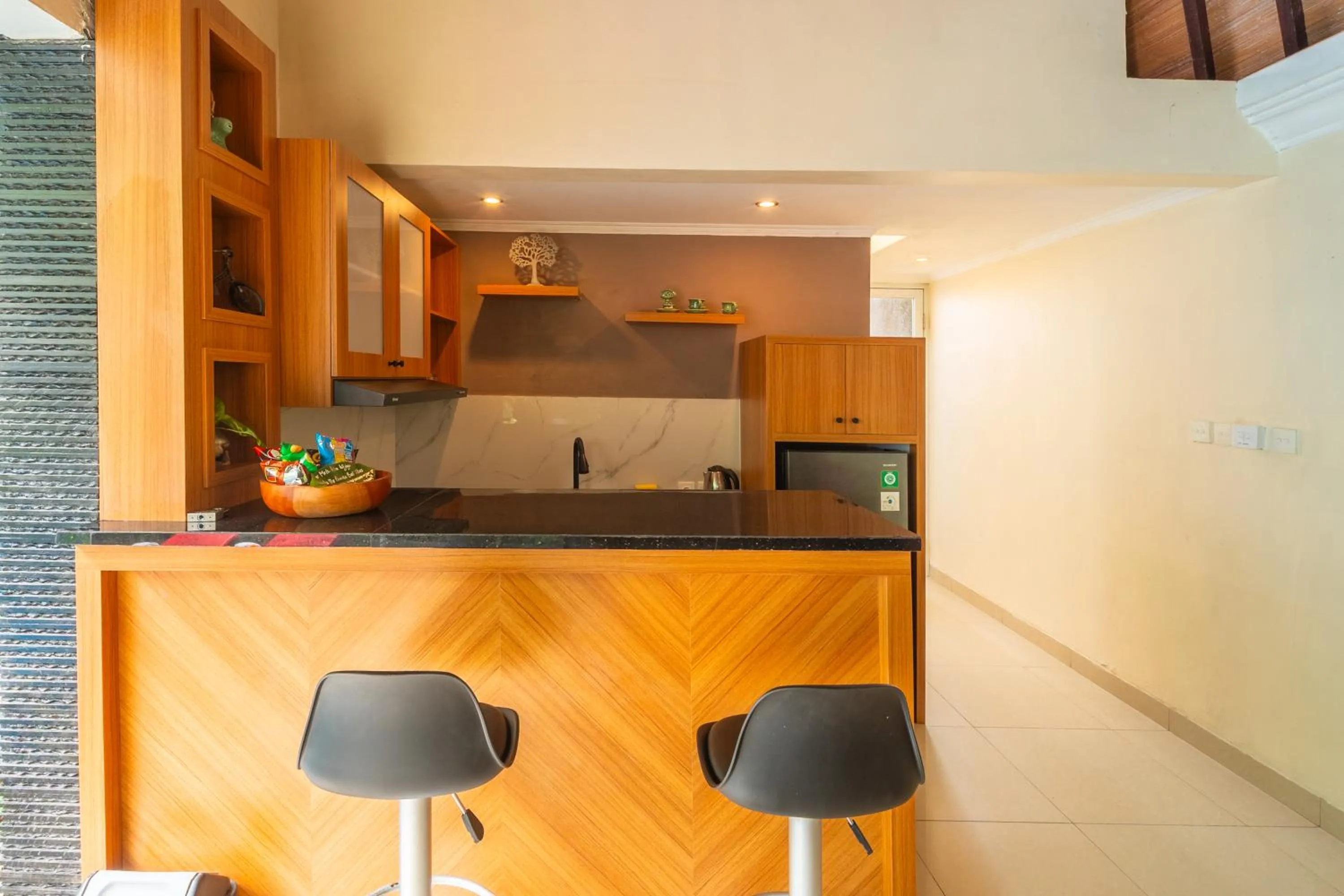 Kitchen or kitchenette in De' Bharata Bali Villas