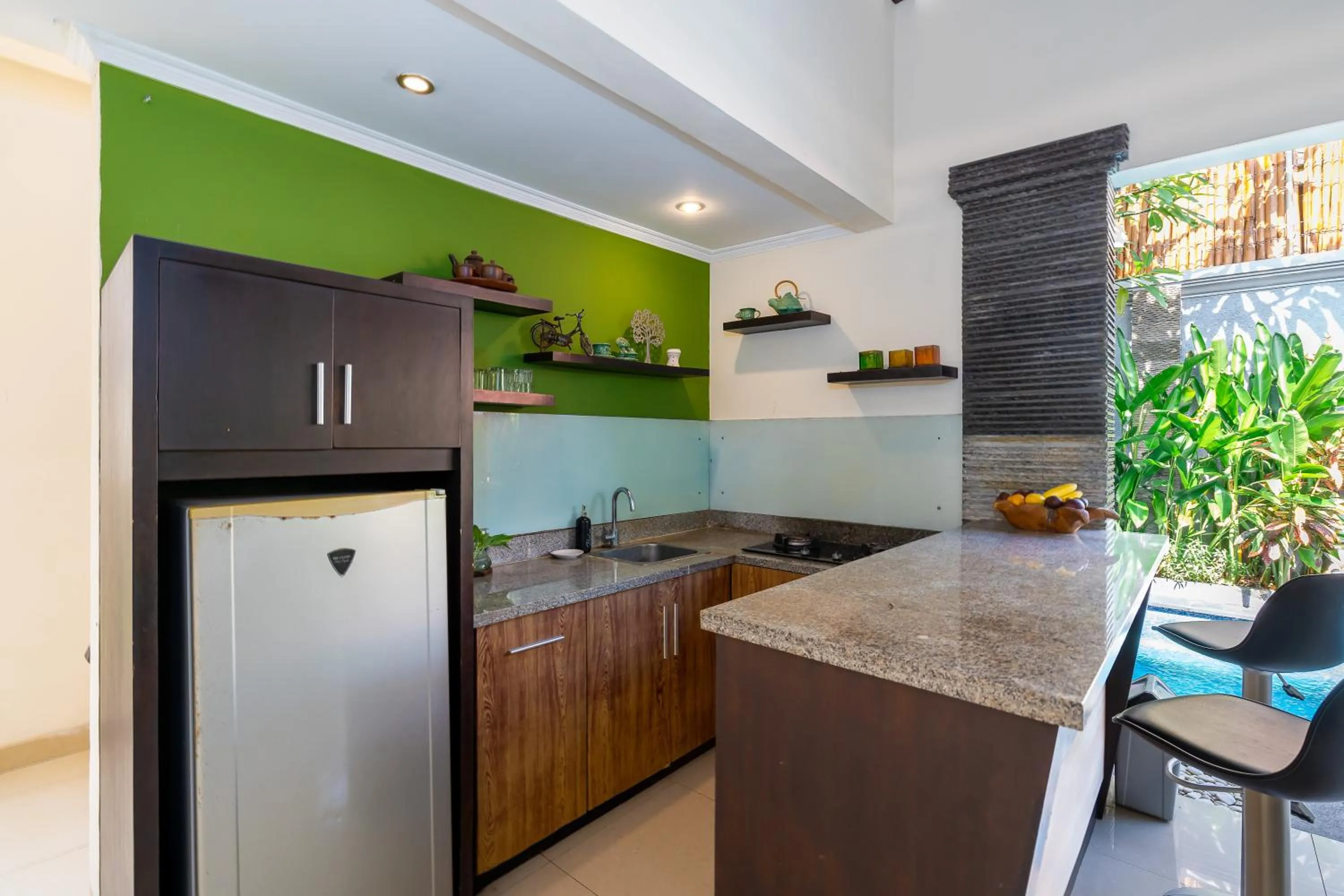 Kitchen or kitchenette in De' Bharata Bali Villas