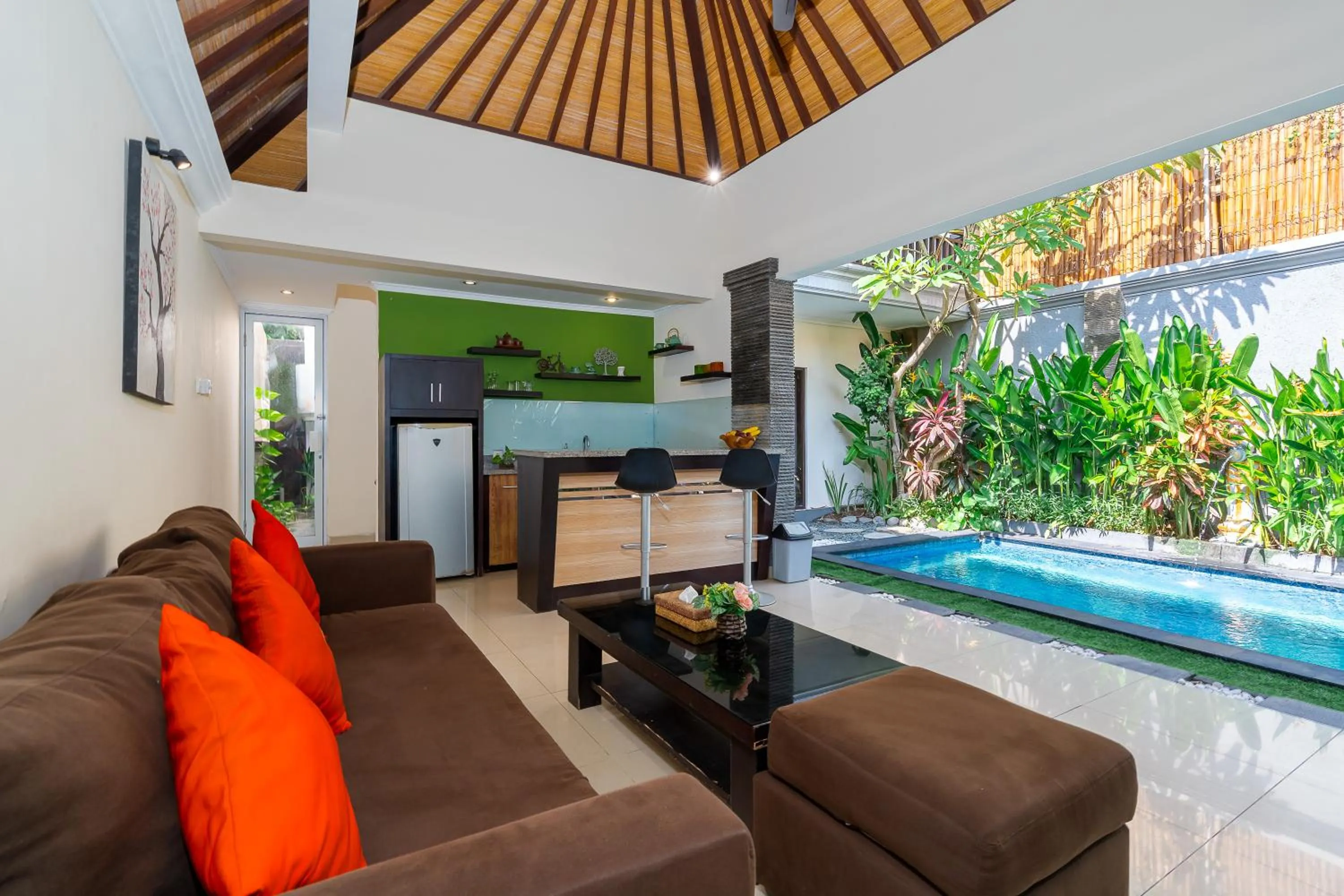 Living room in De' Bharata Bali Villas