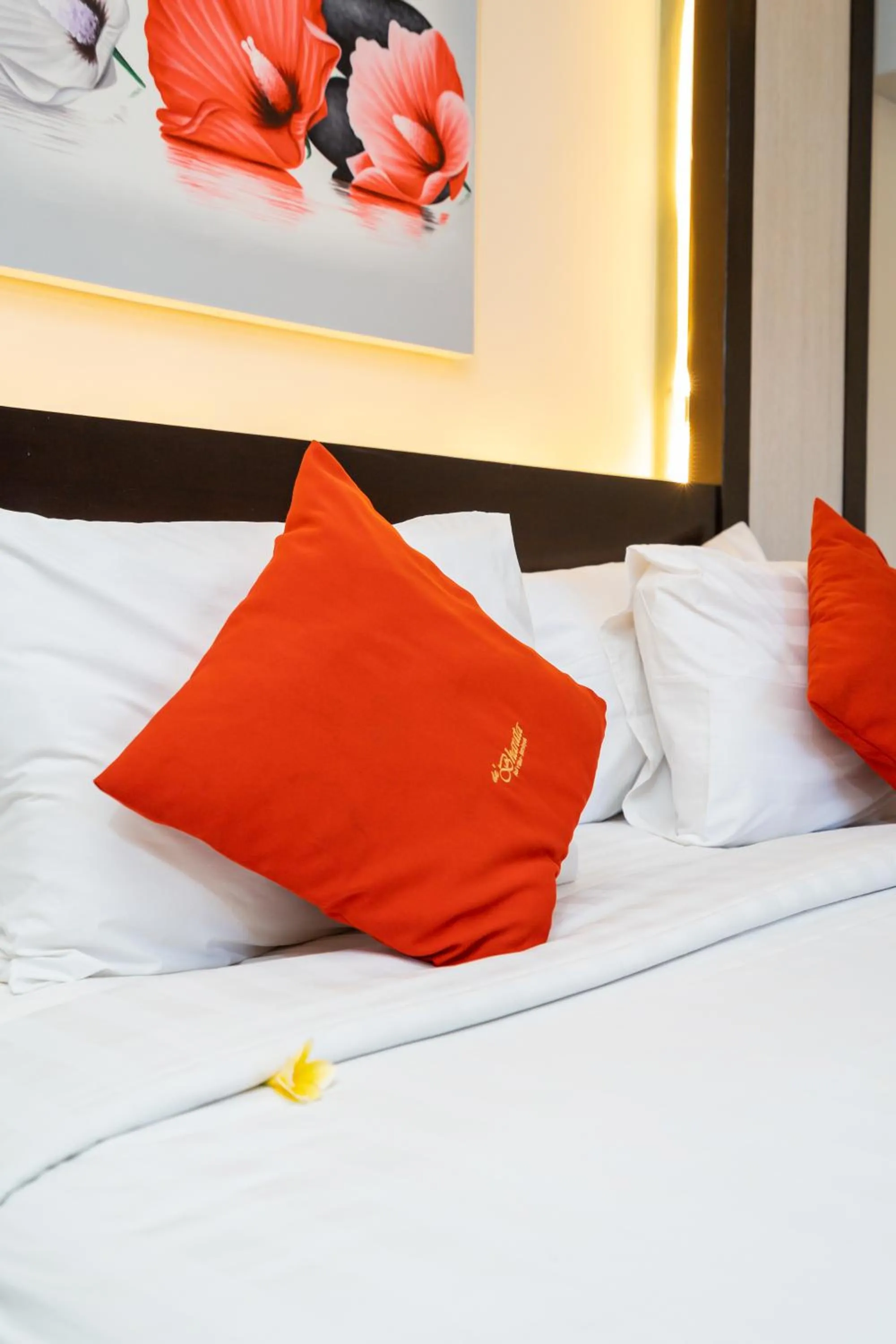 Bed in De' Bharata Bali Villas