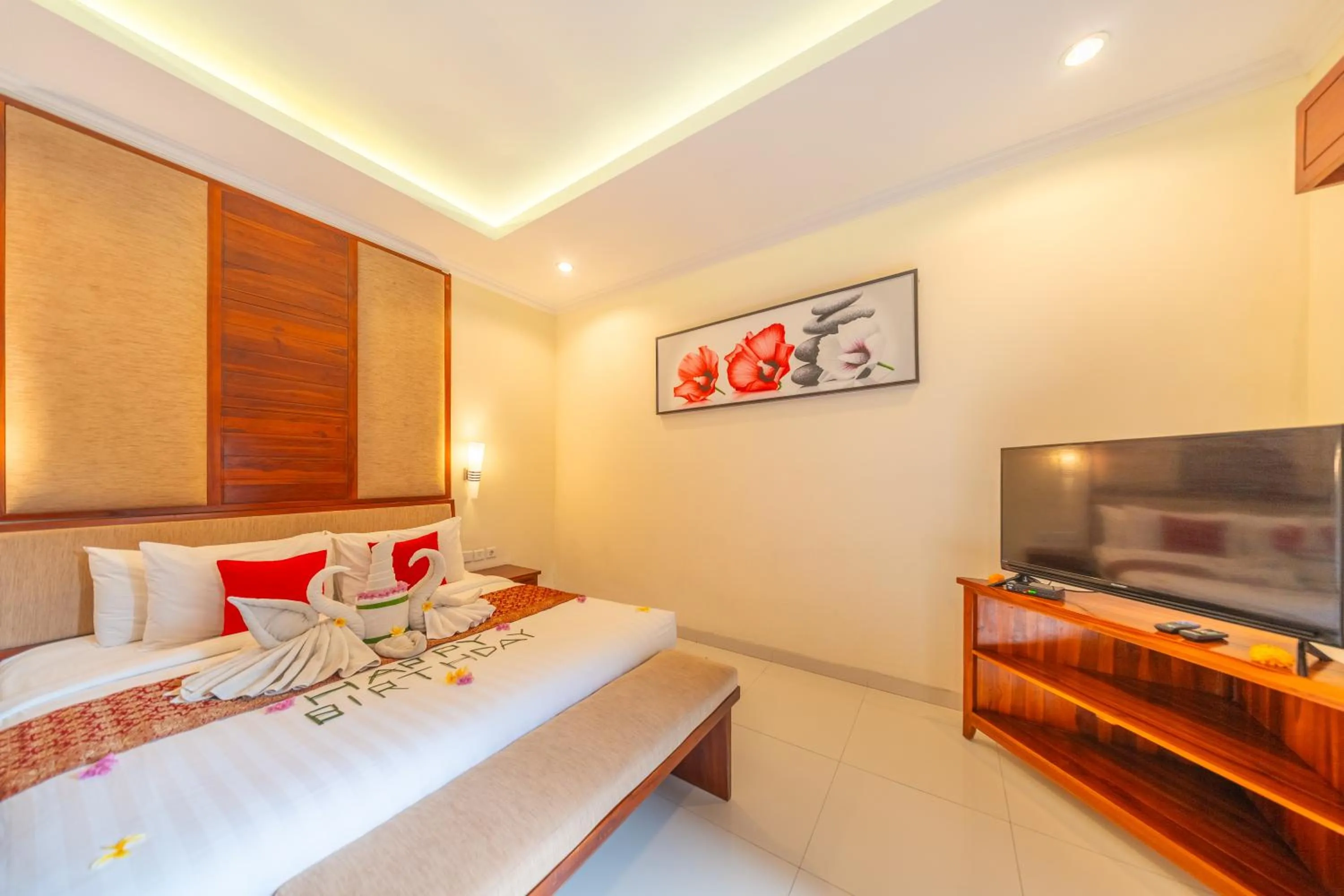 Bedroom, Bed in De' Bharata Bali Villas