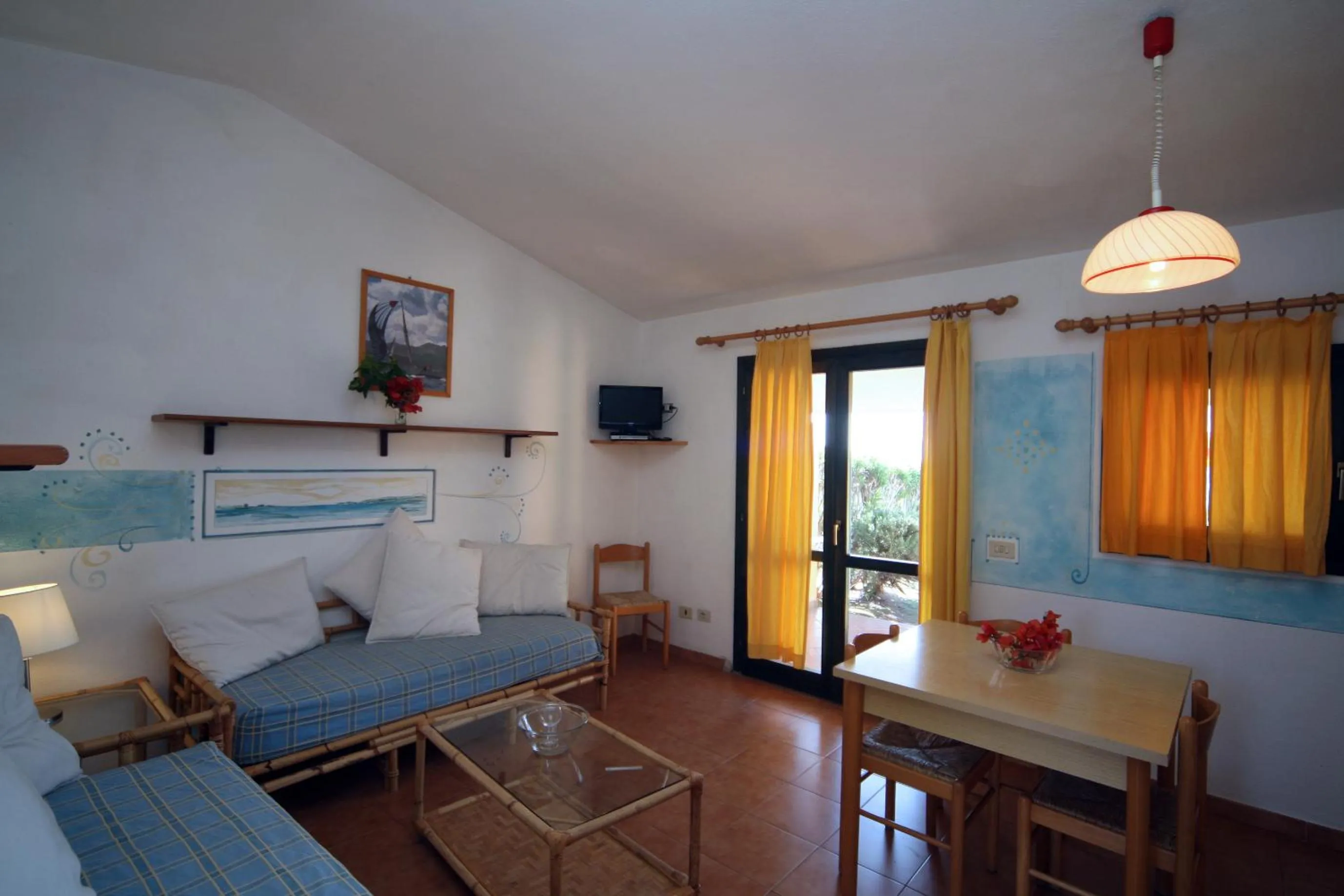 Living room in Residence Baia Salinedda