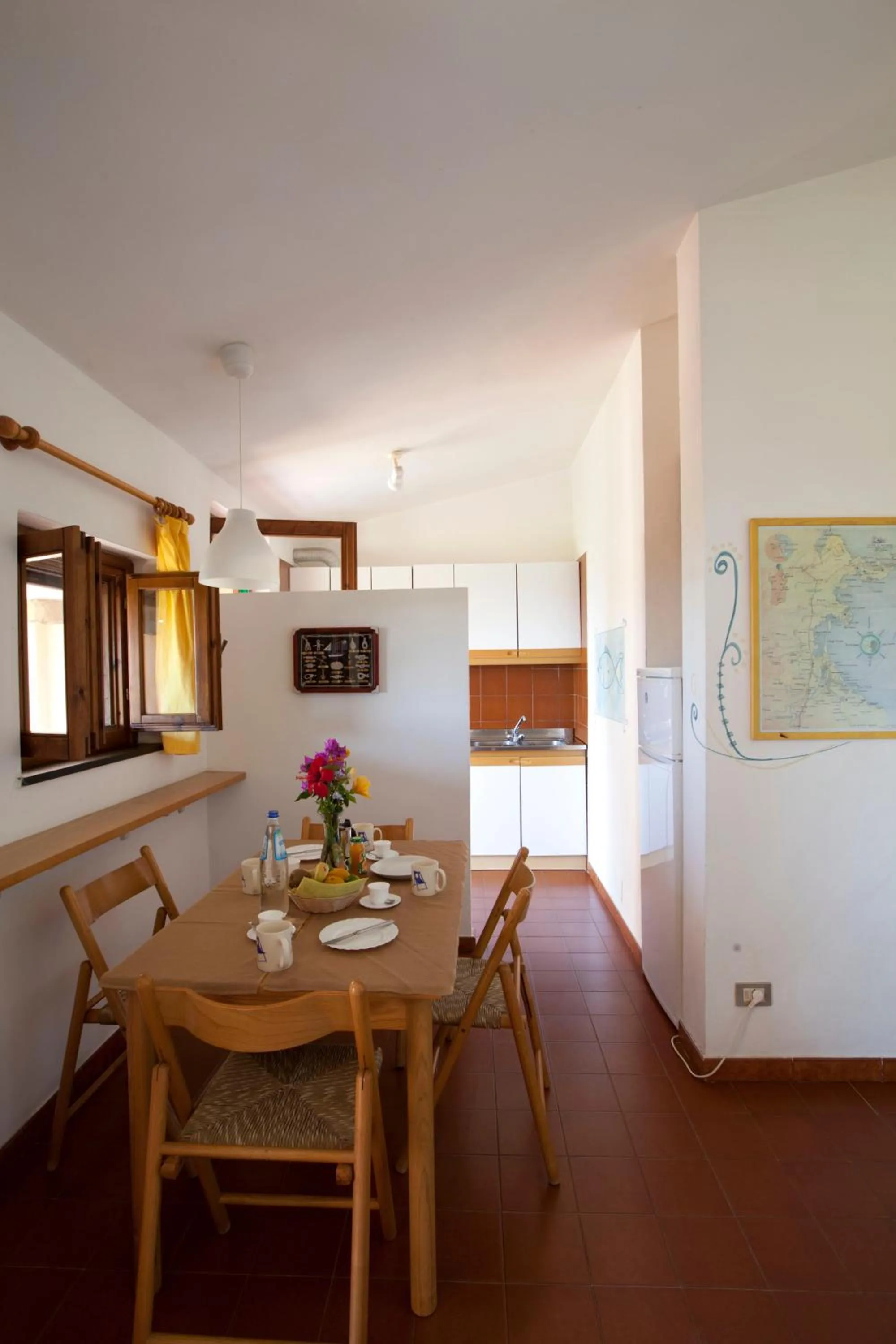 Dining area in Residence Baia Salinedda