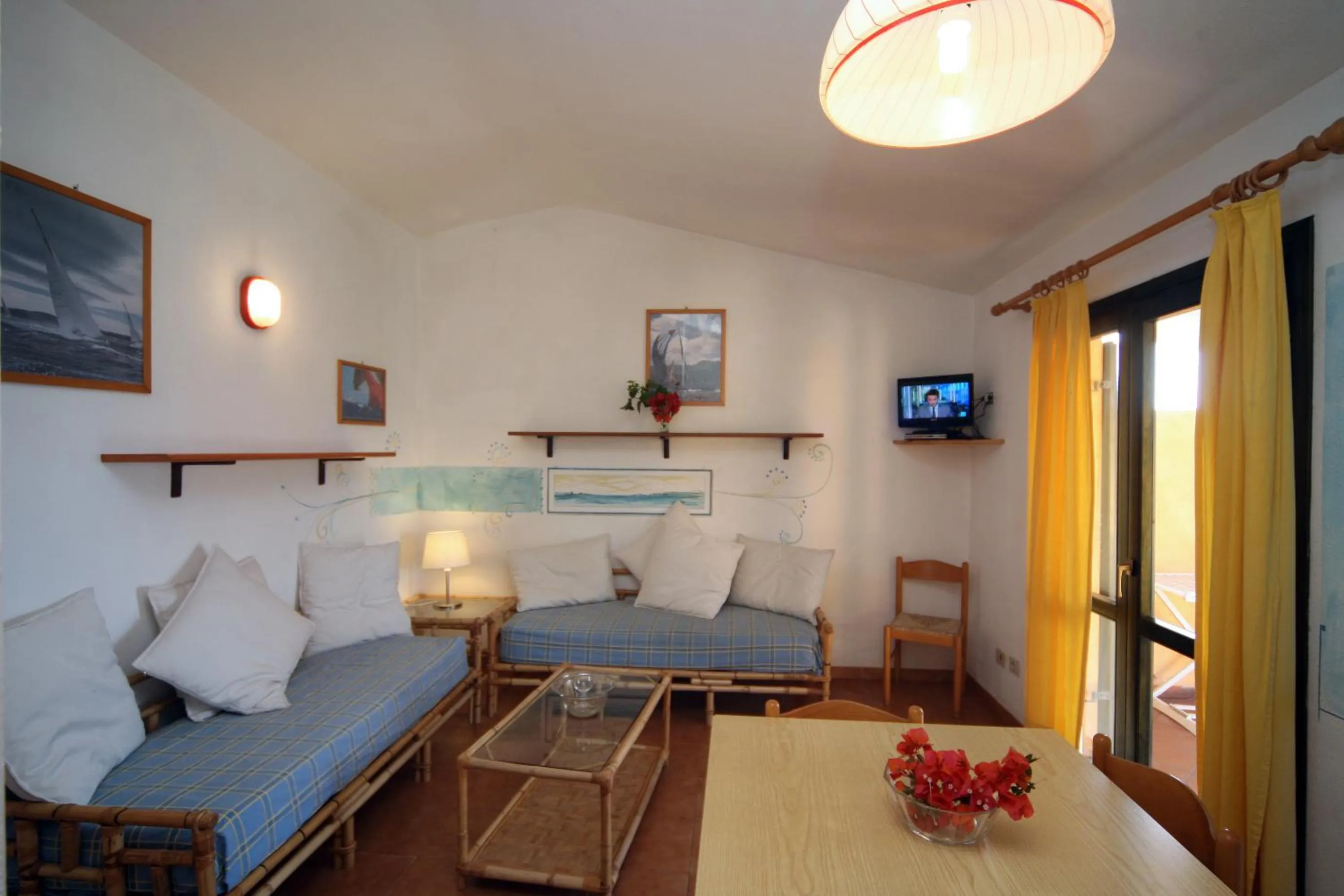 Living room in Residence Baia Salinedda