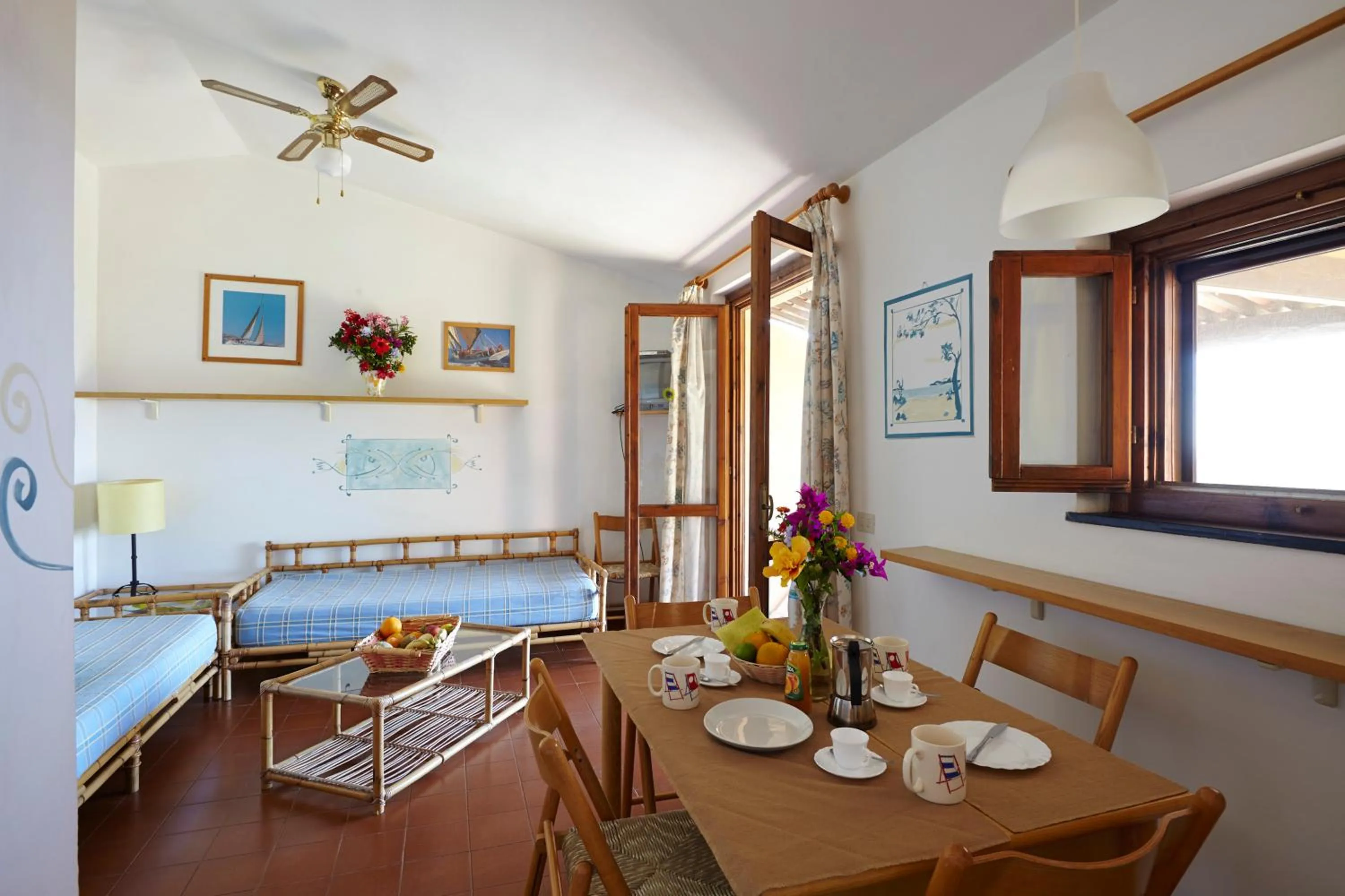 Living room in Residence Baia Salinedda