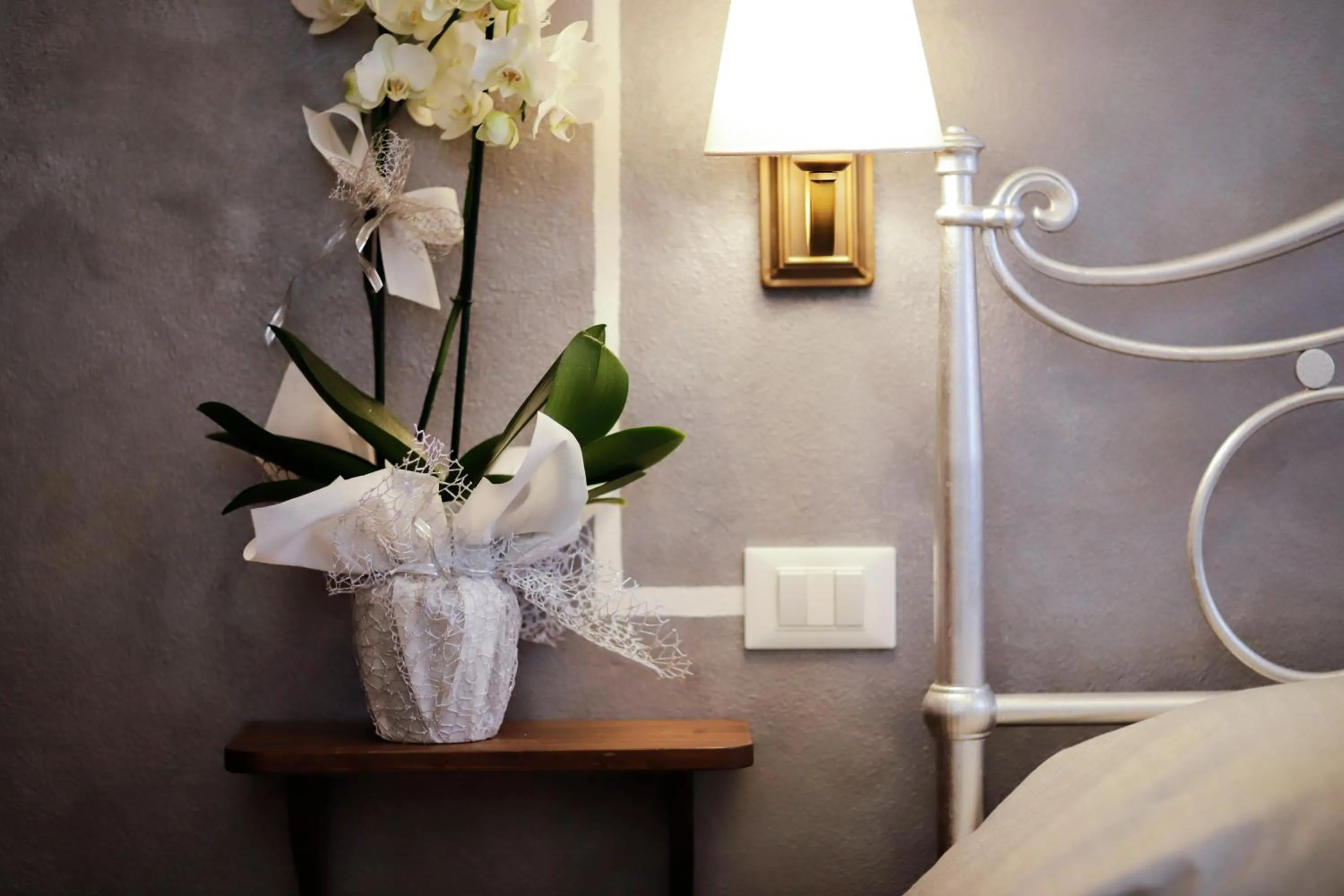 Decorative detail, Bed in Residenza Cecchi B&B