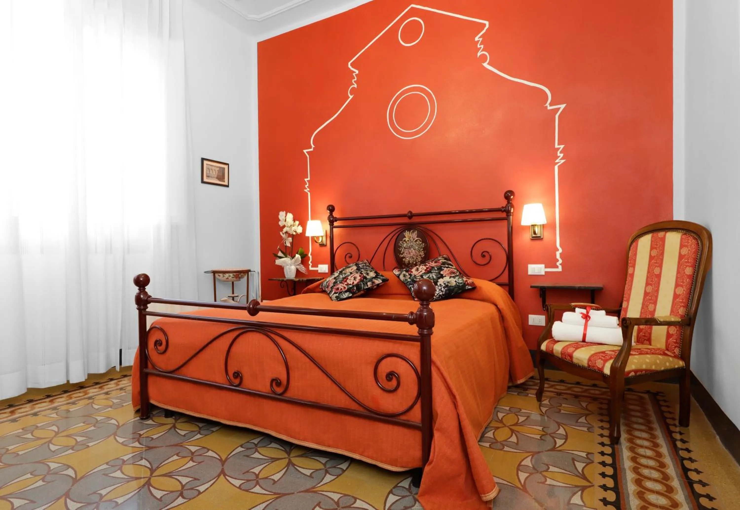 Bed in Residenza Cecchi B&B